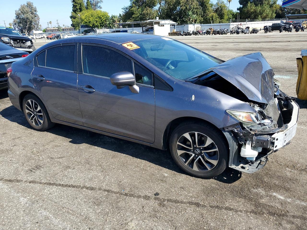 2014 Honda Civic Ex Charcoal vin: 19XFB2F8XEE223321