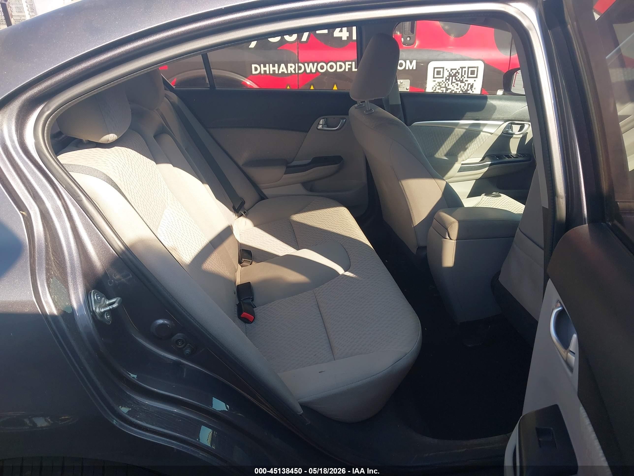 2014 Honda Civic Ex Gray vin: 19XFB2F8XEE224274
