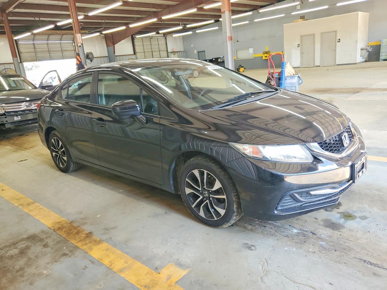 2014 Honda Civic Ex Black vin: 19XFB2F8XEE234352