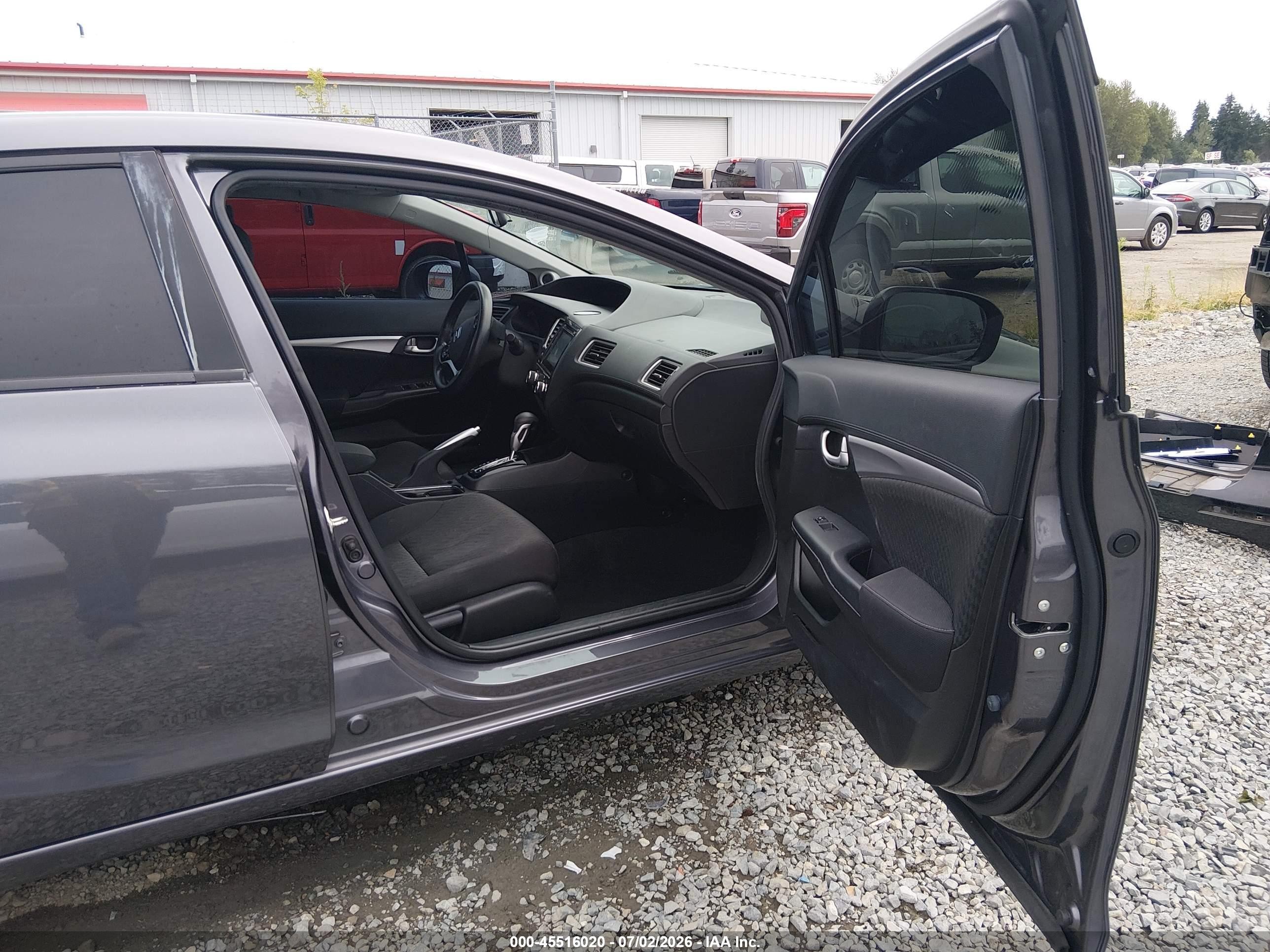 2014 Honda Civic Ex Серый vin: 19XFB2F8XEE267710
