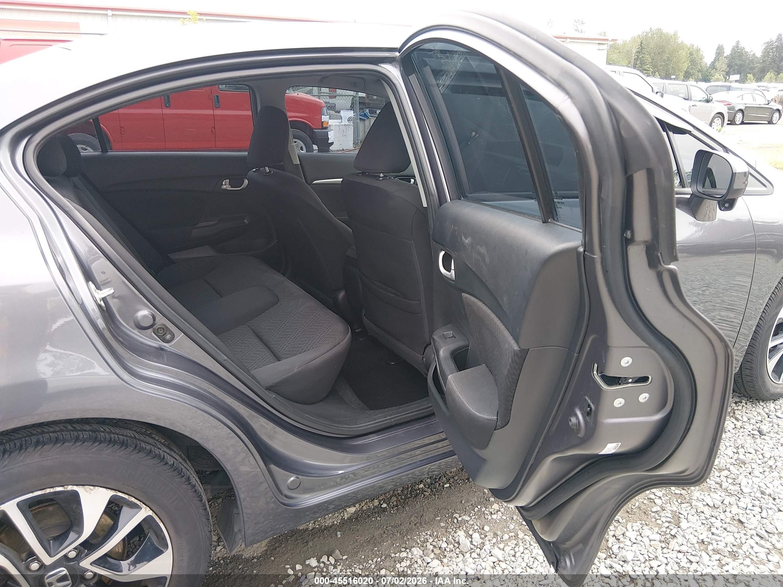 2014 Honda Civic Ex Серый vin: 19XFB2F8XEE267710
