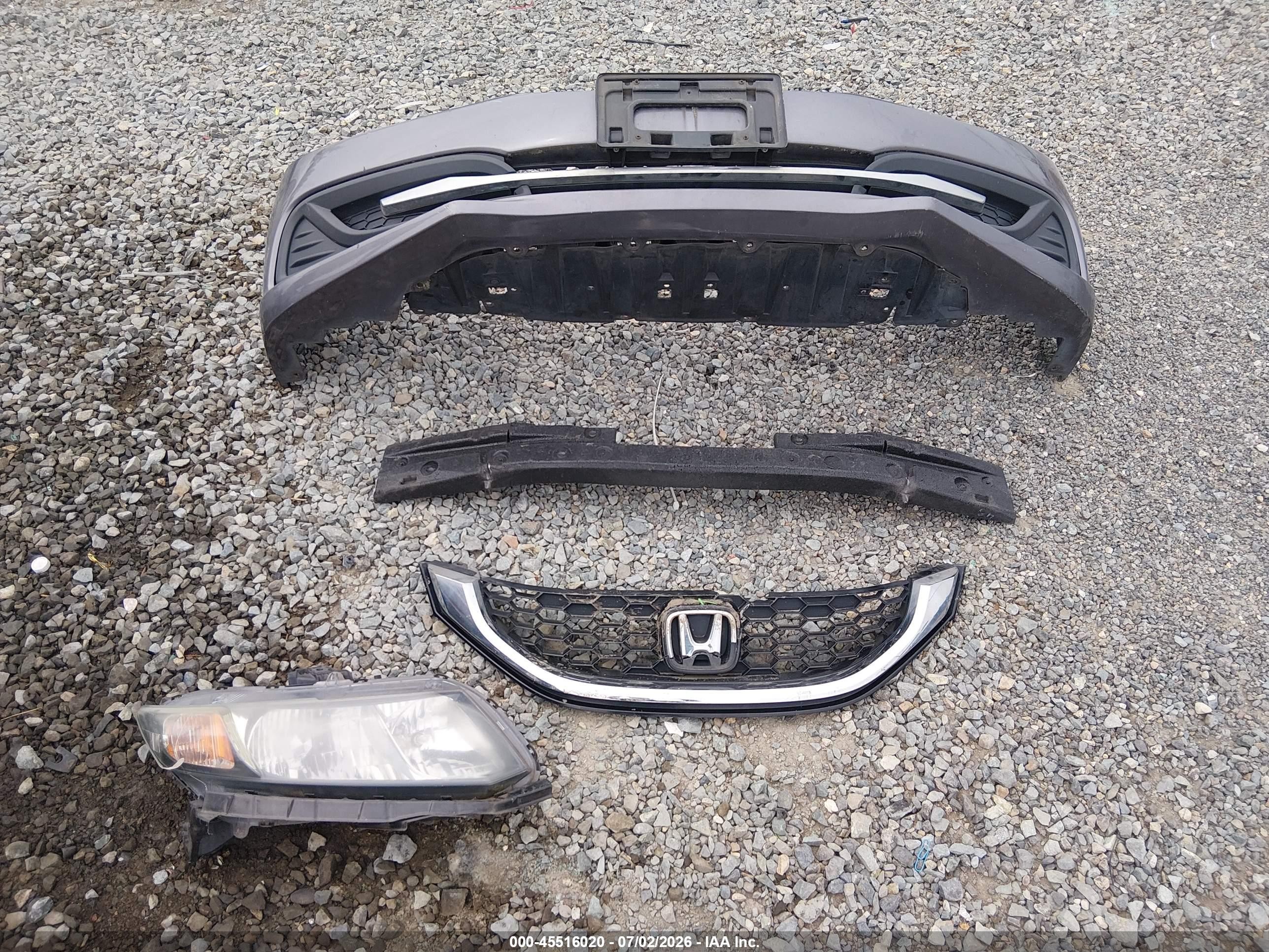 2014 Honda Civic Ex Серый vin: 19XFB2F8XEE267710