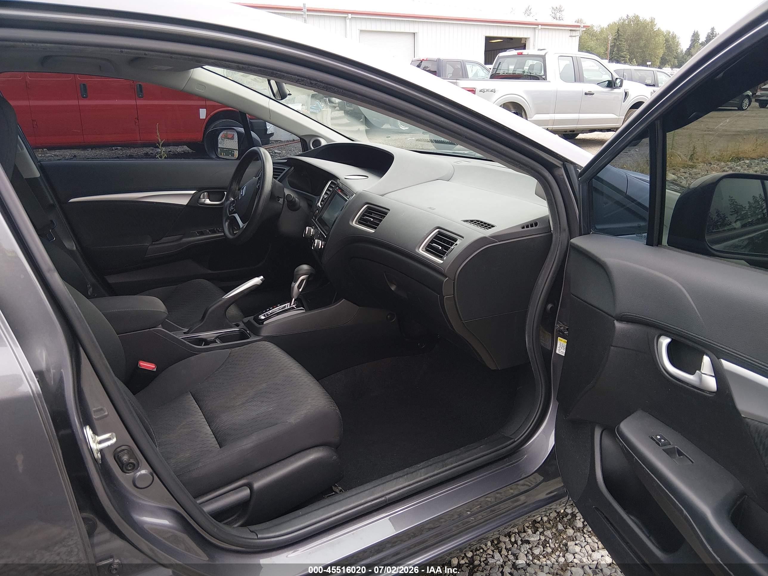 2014 Honda Civic Ex Серый vin: 19XFB2F8XEE267710