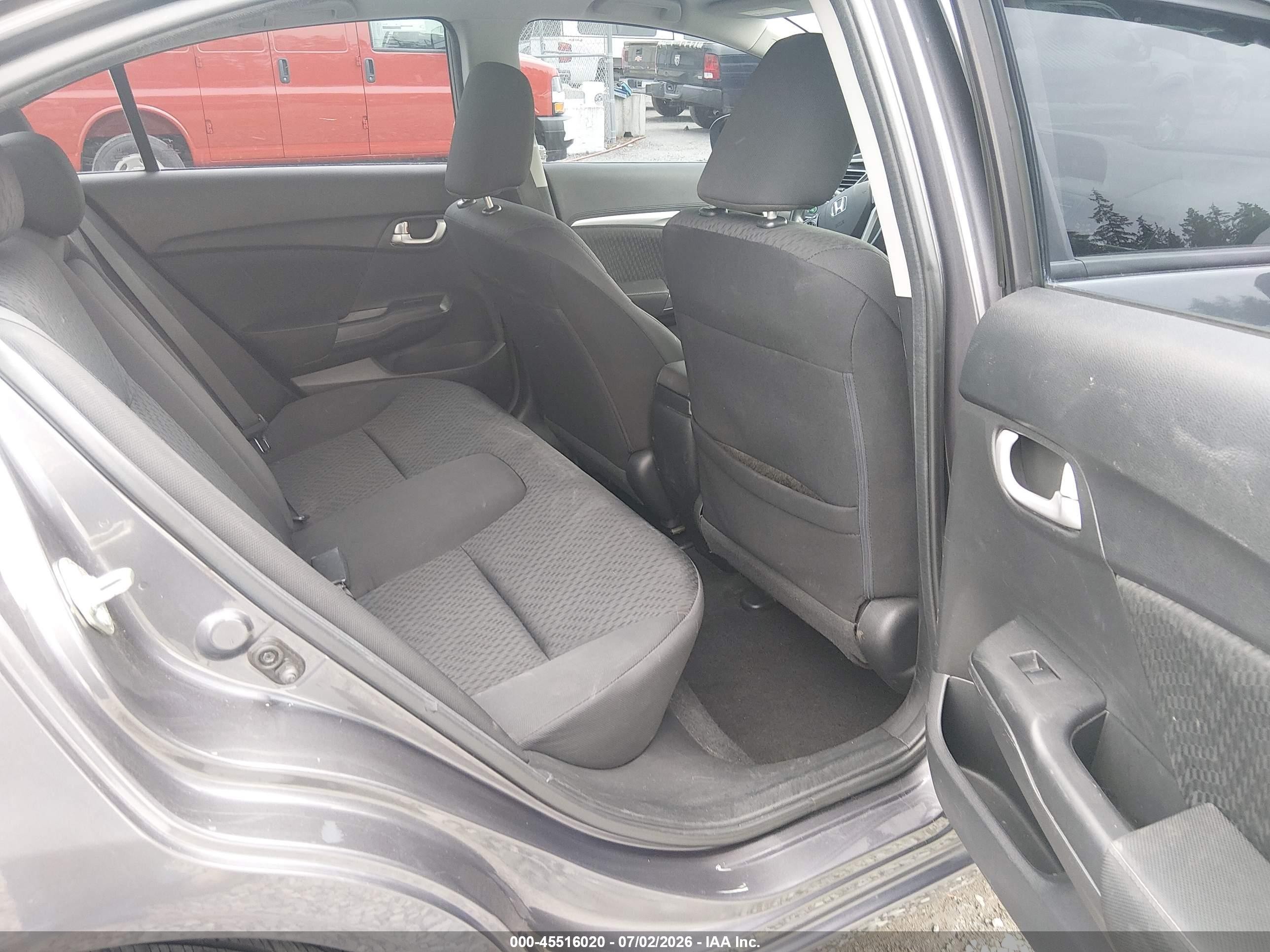 2014 Honda Civic Ex Серый vin: 19XFB2F8XEE267710