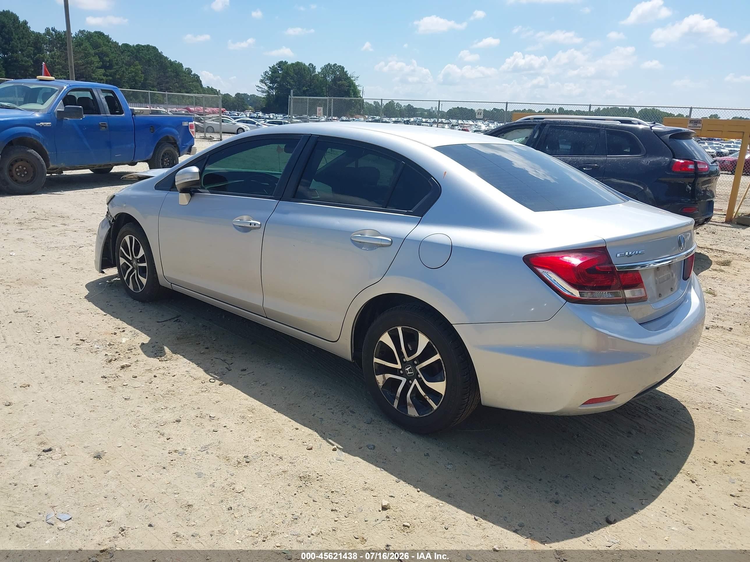 2014 Honda Civic Ex Silver vin: 19XFB2F8XEE272860
