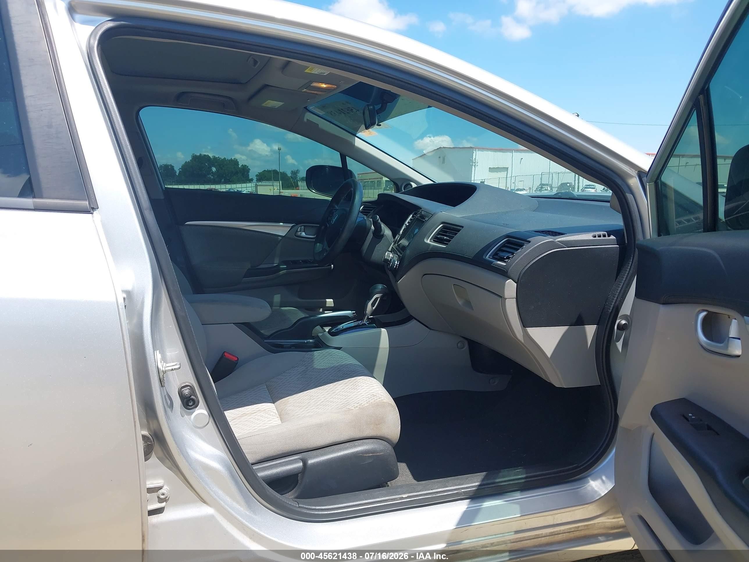 2014 Honda Civic Ex Silver vin: 19XFB2F8XEE272860