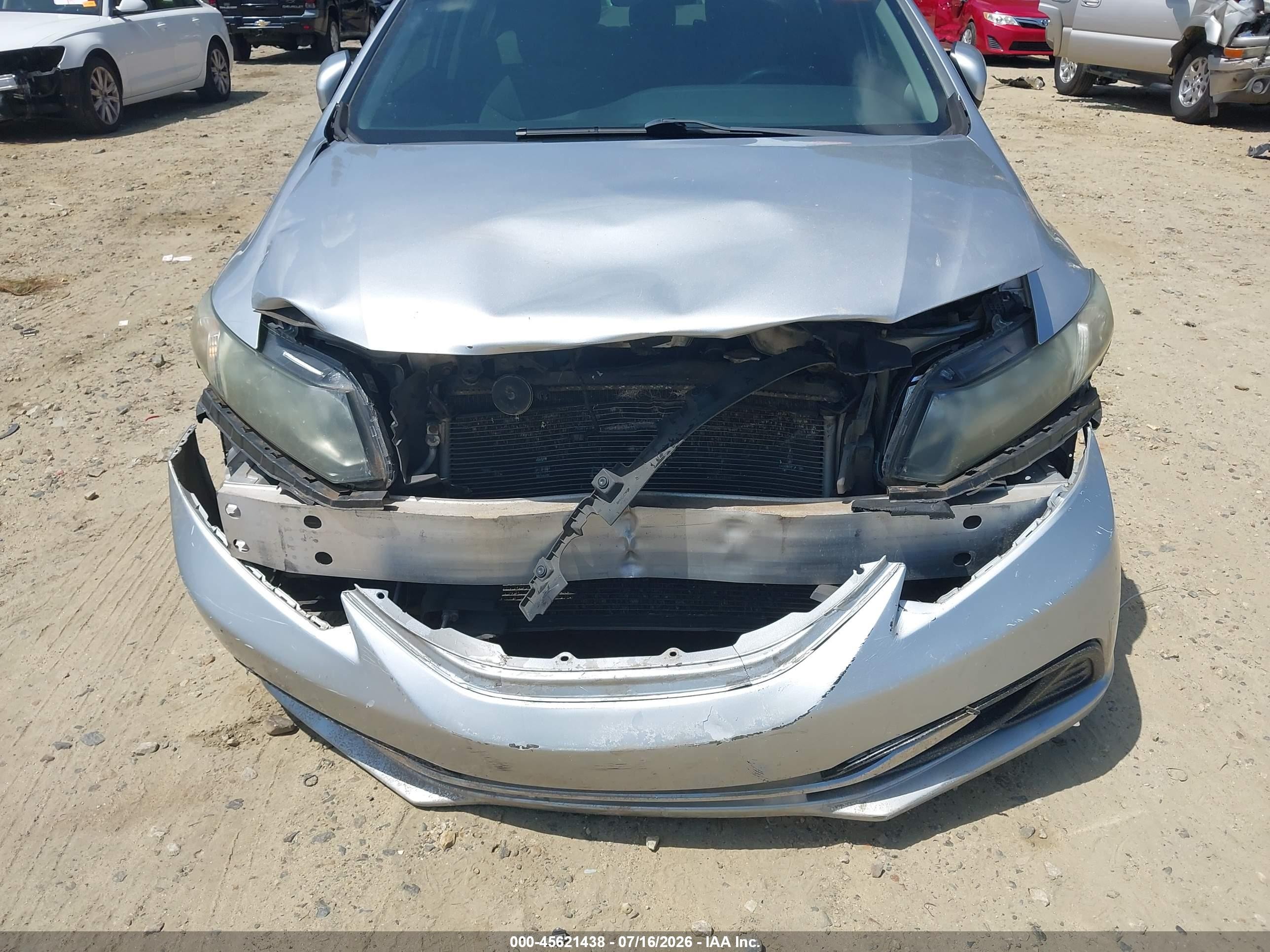 2014 Honda Civic Ex Silver vin: 19XFB2F8XEE272860