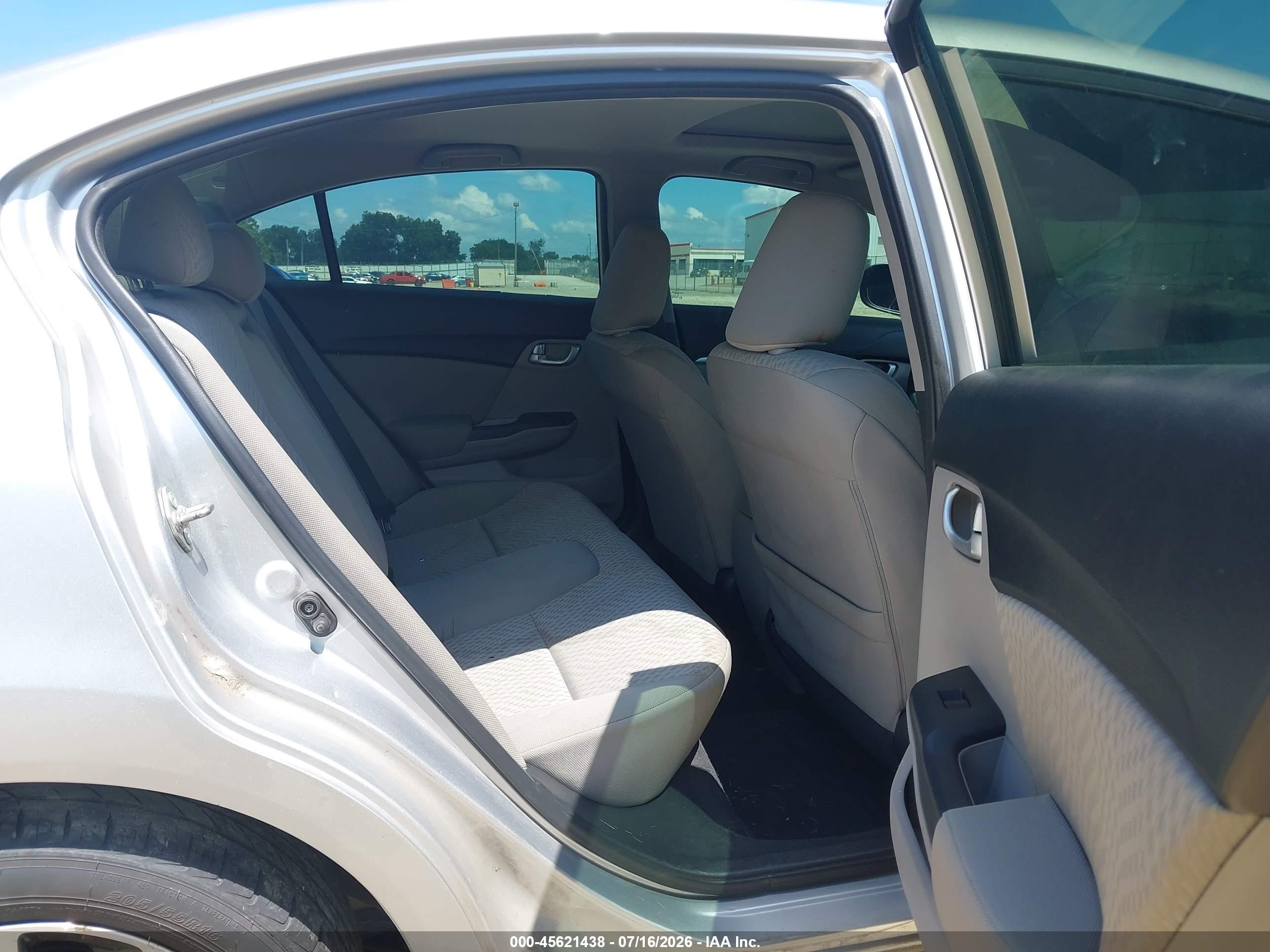 2014 Honda Civic Ex Silver vin: 19XFB2F8XEE272860