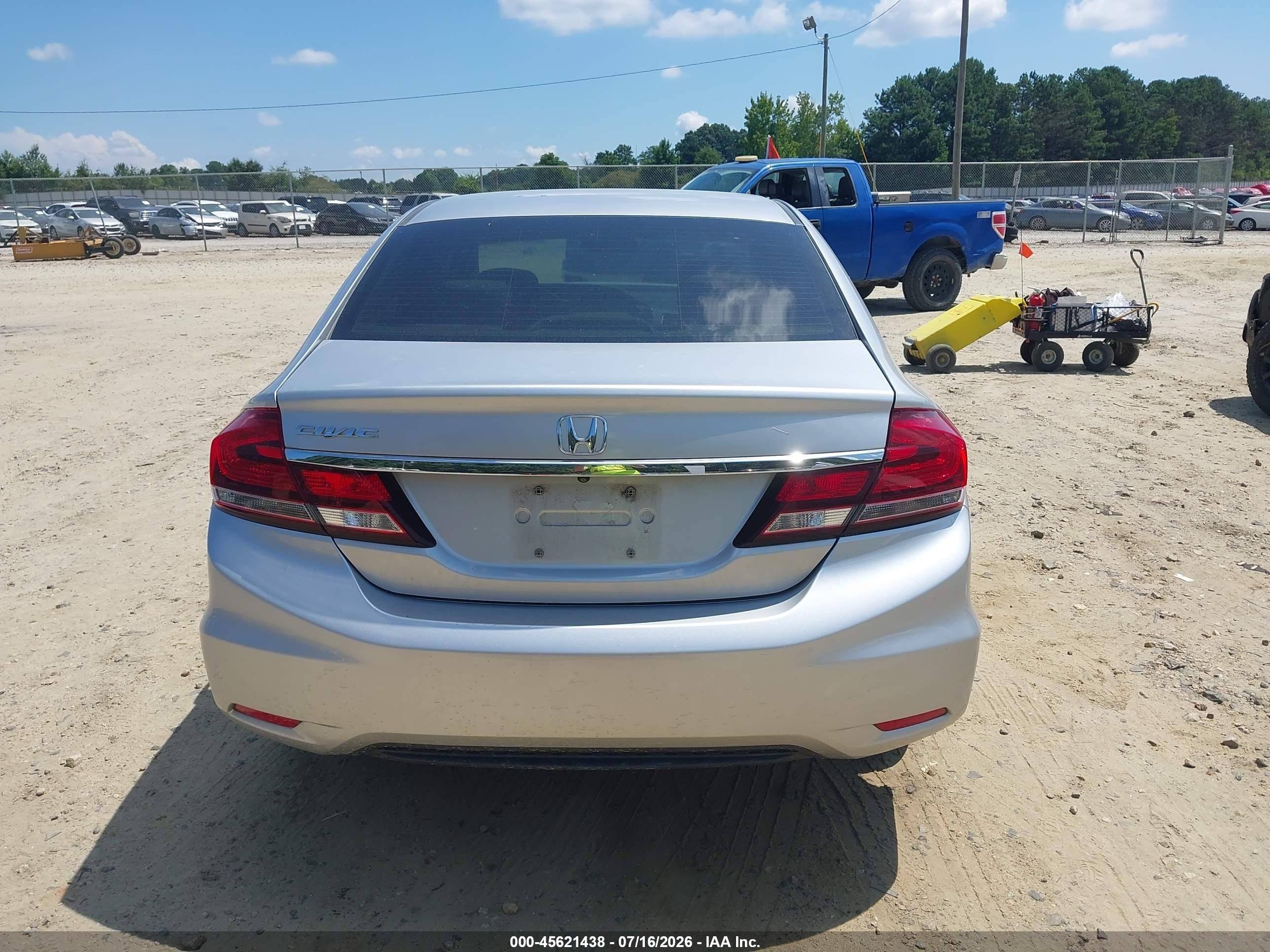 2014 Honda Civic Ex Silver vin: 19XFB2F8XEE272860