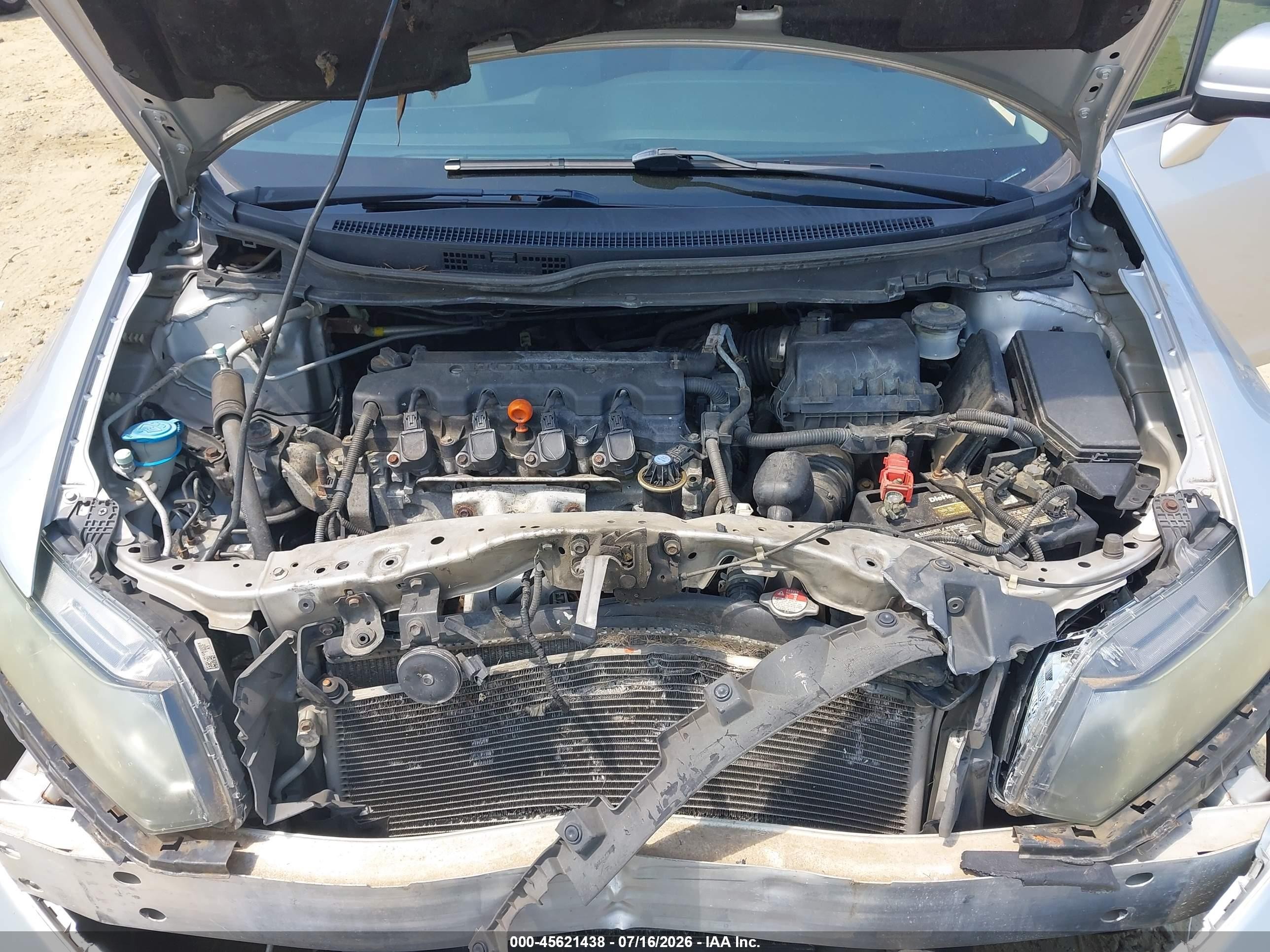 2014 Honda Civic Ex Silver vin: 19XFB2F8XEE272860