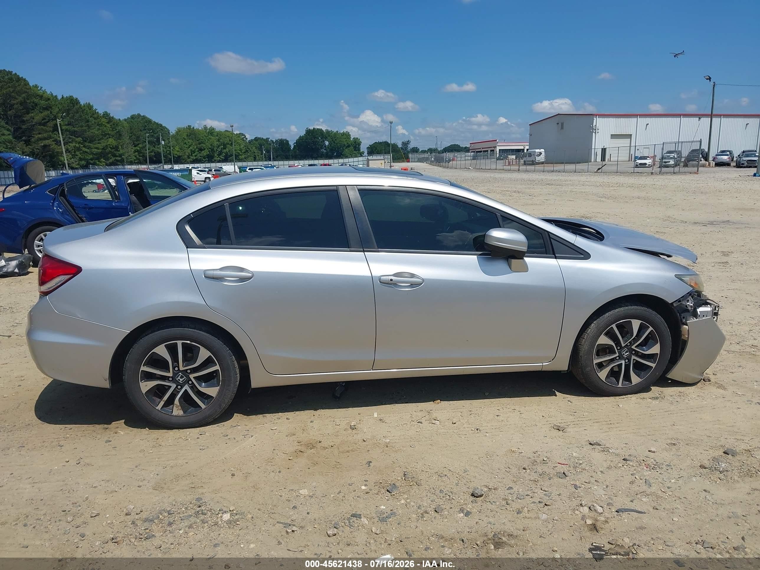 2014 Honda Civic Ex Silver vin: 19XFB2F8XEE272860