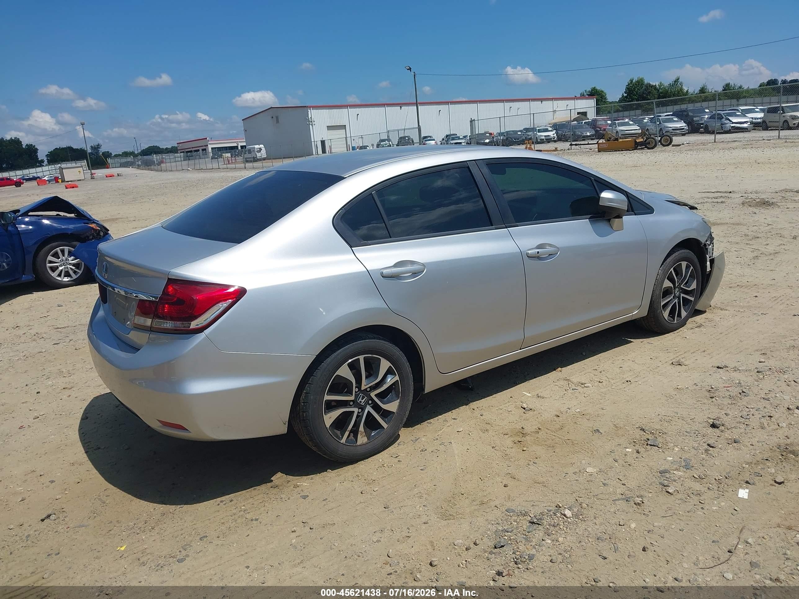2014 Honda Civic Ex Silver vin: 19XFB2F8XEE272860