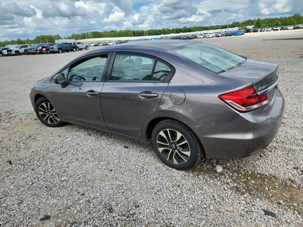 2015 Honda Civic Ex Серый vin: 19XFB2F8XFE002173