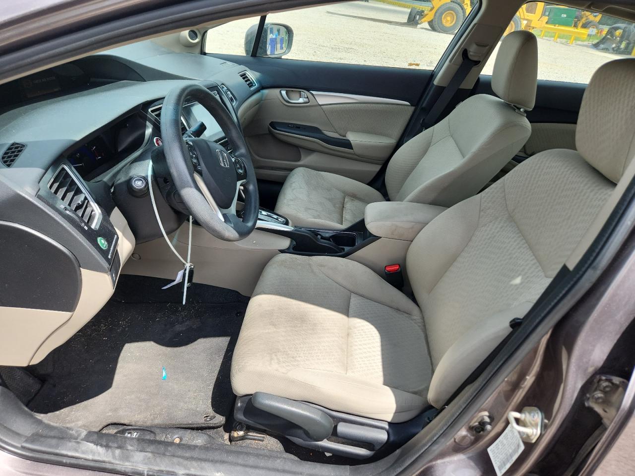 2015 Honda Civic Ex Серый vin: 19XFB2F8XFE002173