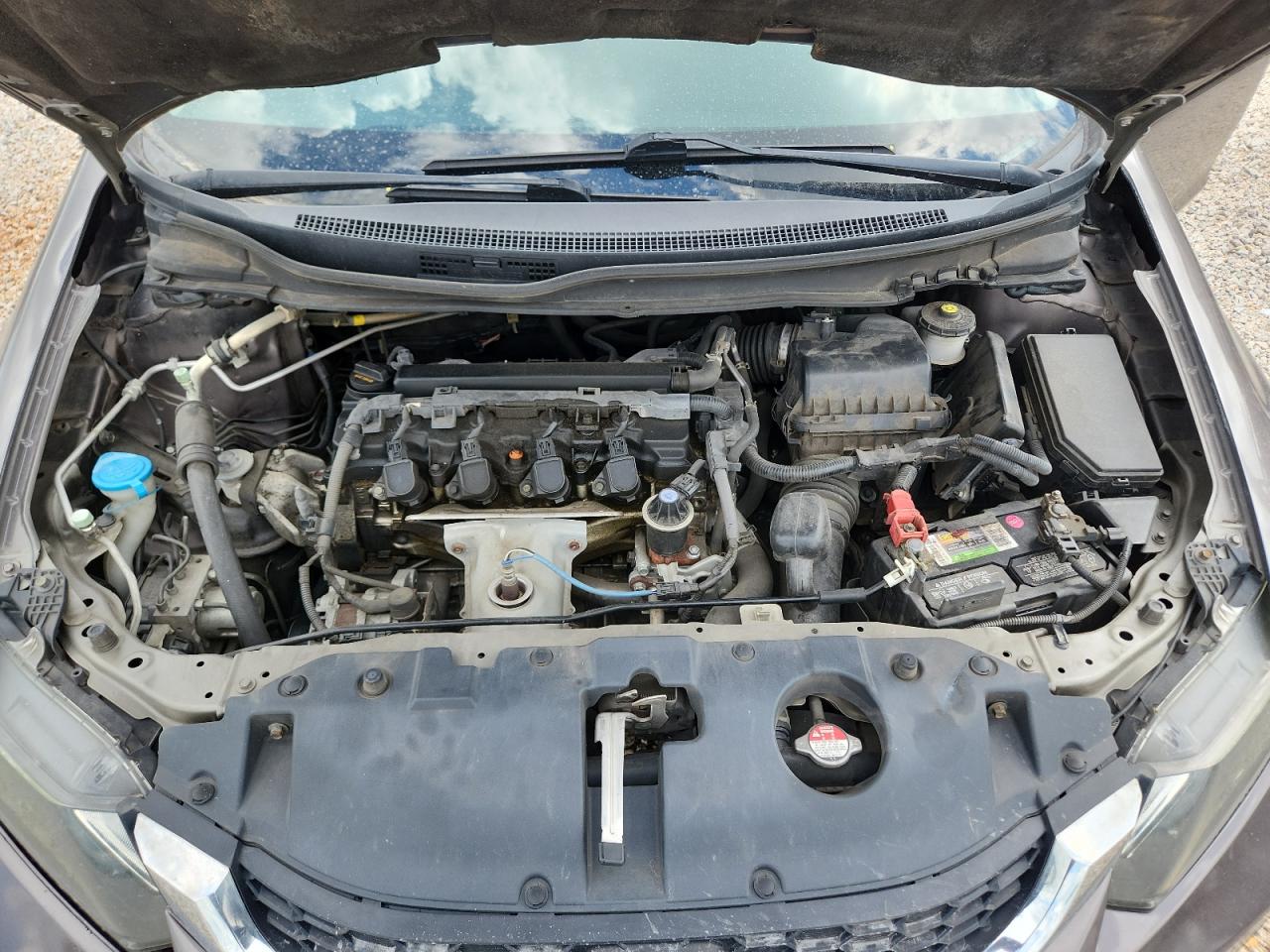 2015 Honda Civic Ex Серый vin: 19XFB2F8XFE002173