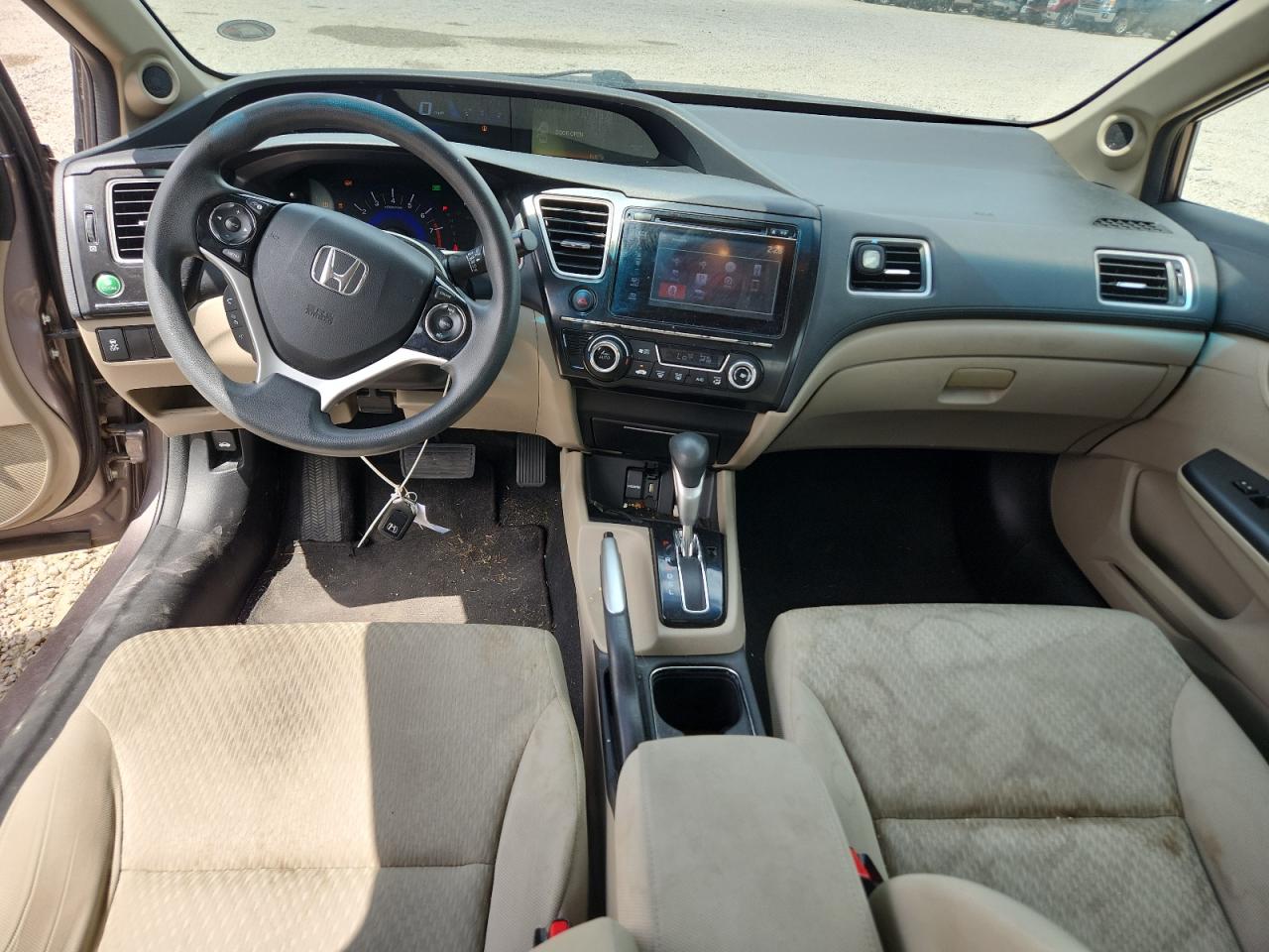 2015 Honda Civic Ex Серый vin: 19XFB2F8XFE002173