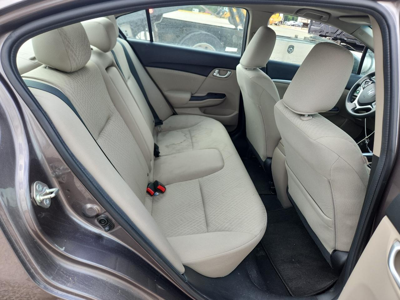 2015 Honda Civic Ex Серый vin: 19XFB2F8XFE002173