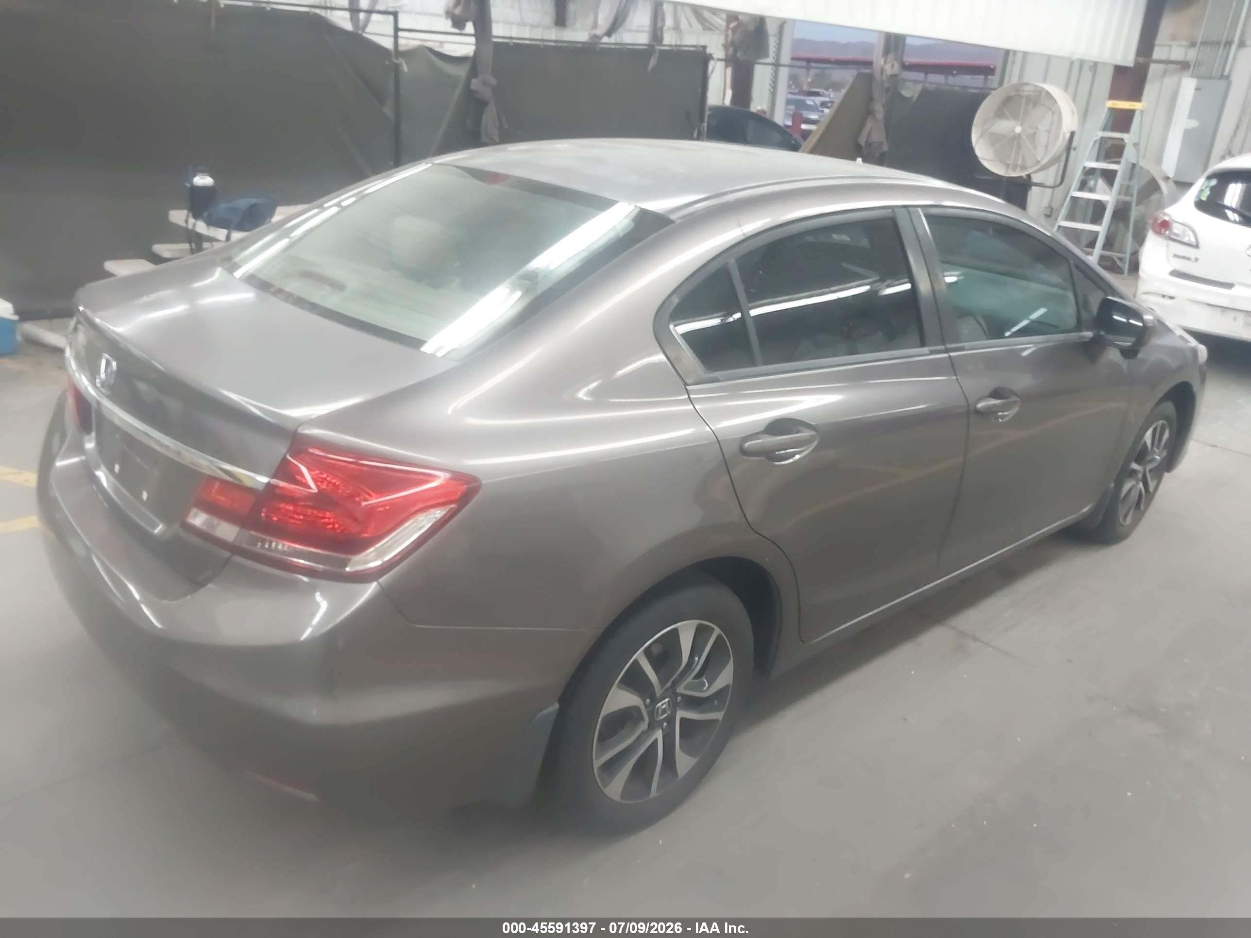 2015 Honda Civic Ex Gray vin: 19XFB2F8XFE006224