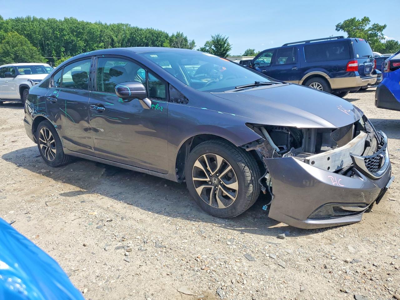 2015 Honda Civic Ex Charcoal vin: 19XFB2F8XFE010659