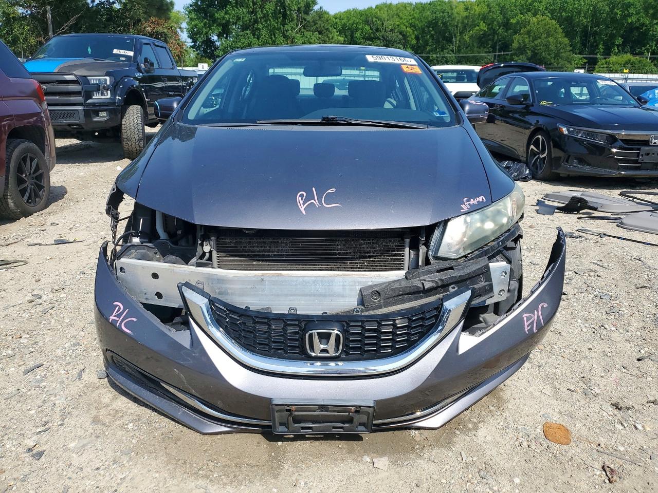 2015 Honda Civic Ex Charcoal vin: 19XFB2F8XFE010659