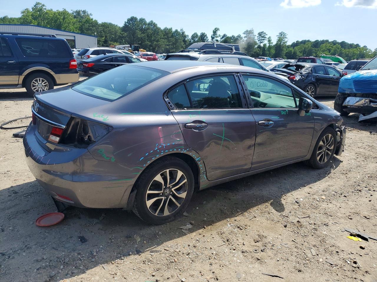 2015 Honda Civic Ex Charcoal vin: 19XFB2F8XFE010659