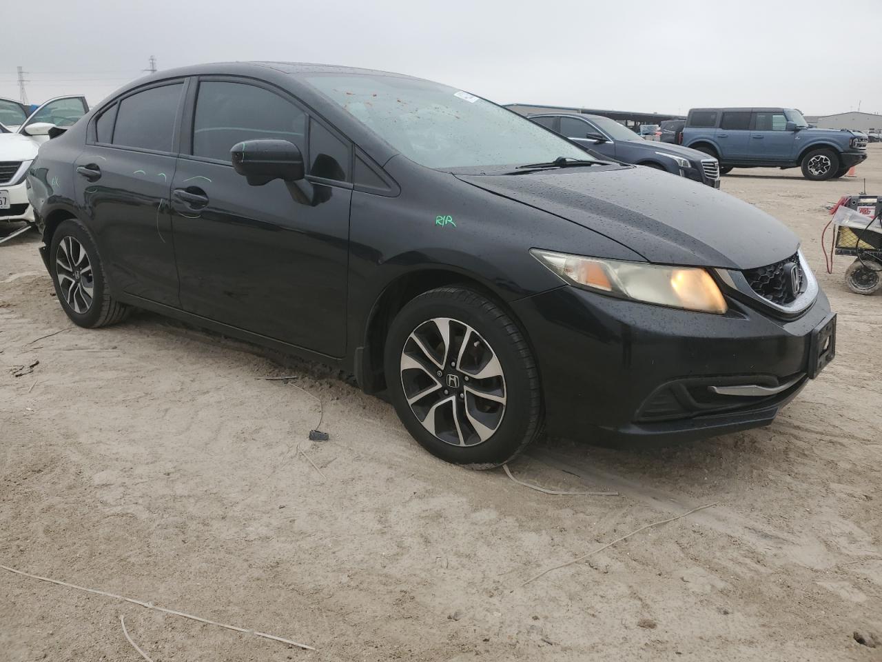 2015 Honda Civic Ex Black vin: 19XFB2F8XFE015814