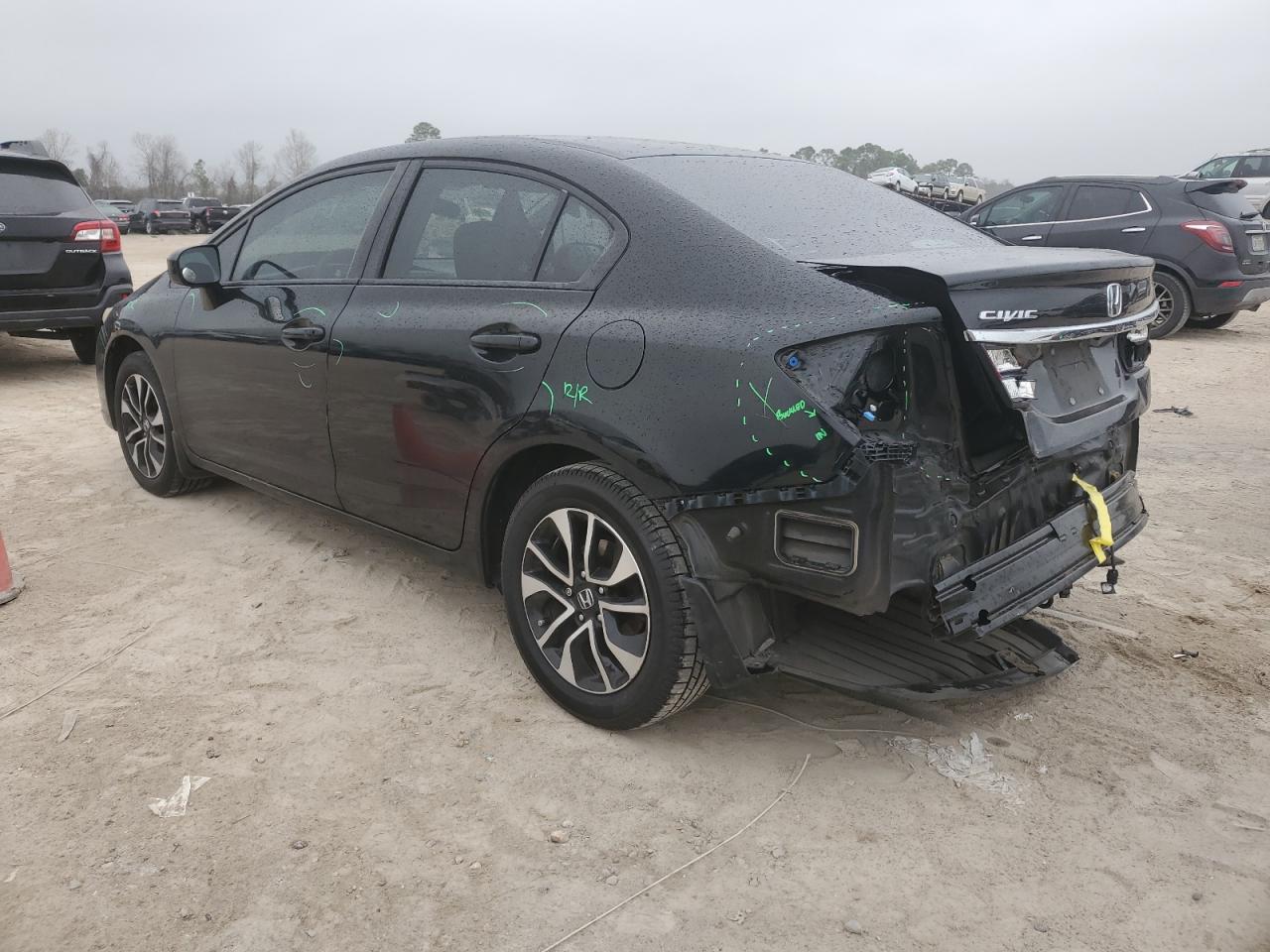 2015 Honda Civic Ex Black vin: 19XFB2F8XFE015814