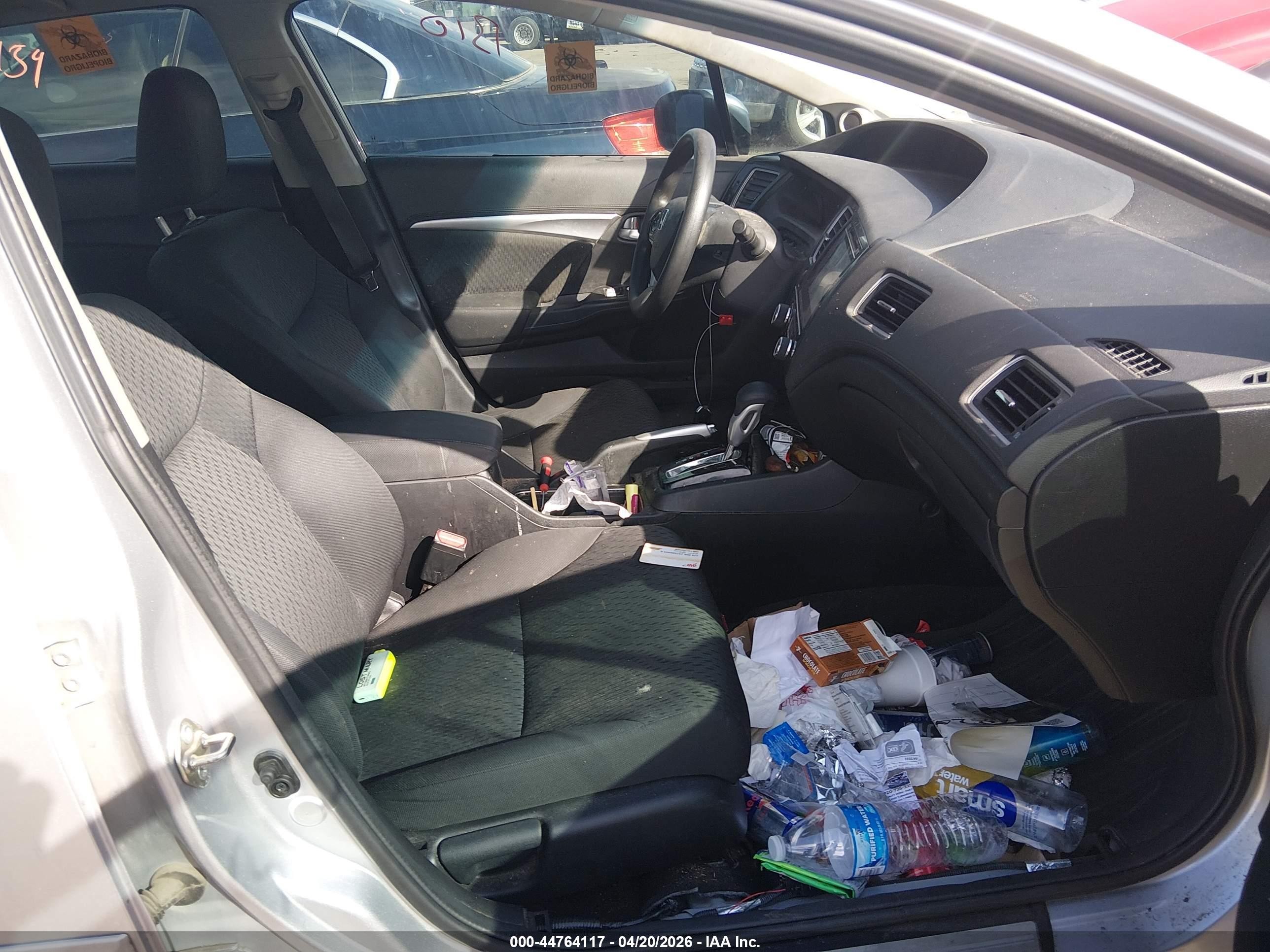 2015 Honda Civic Ex Серый vin: 19XFB2F8XFE022021