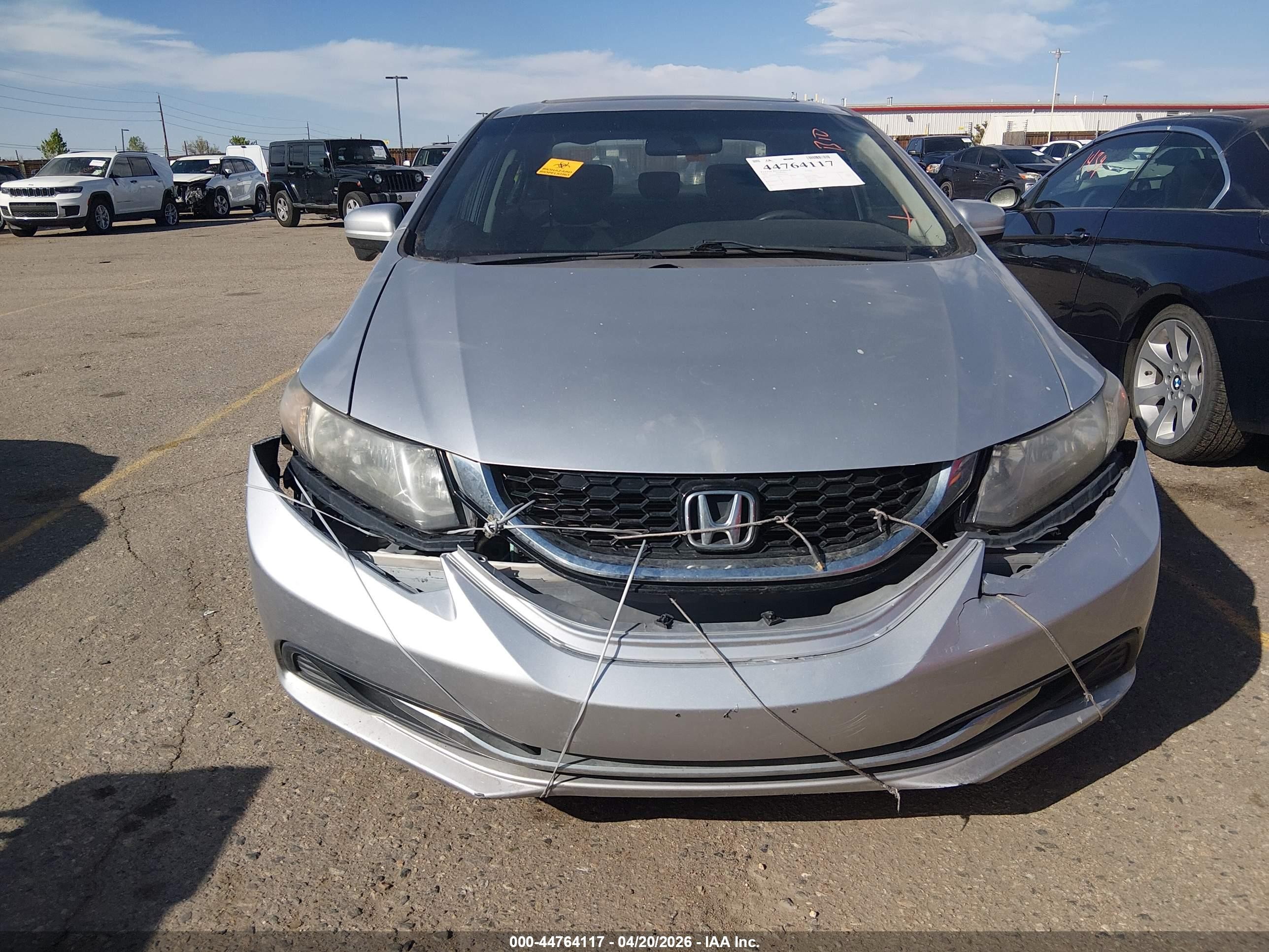 2015 Honda Civic Ex Серый vin: 19XFB2F8XFE022021