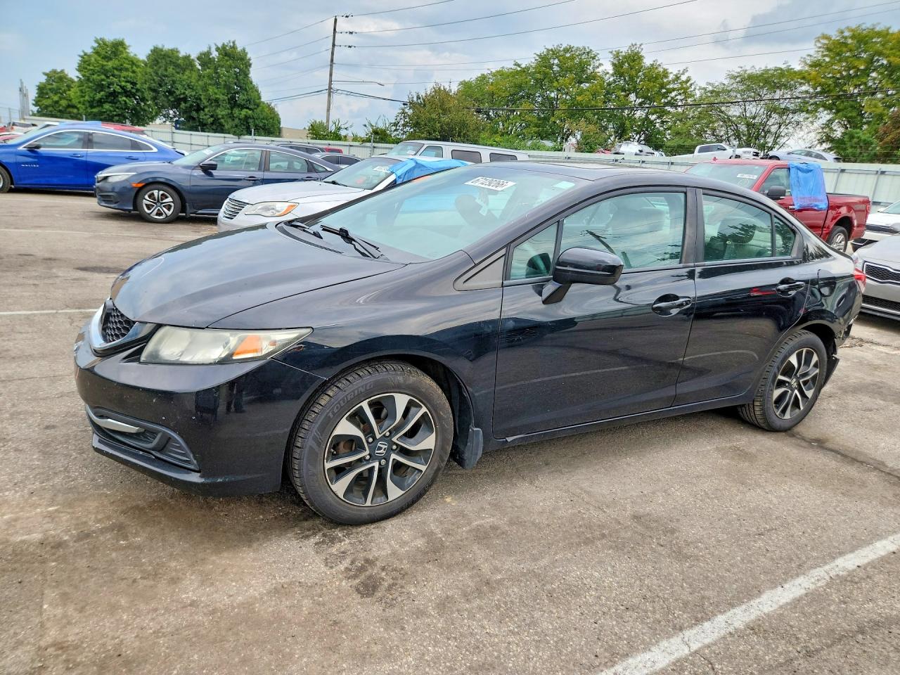 2015 Honda Civic Ex Black vin: 19XFB2F8XFE022049