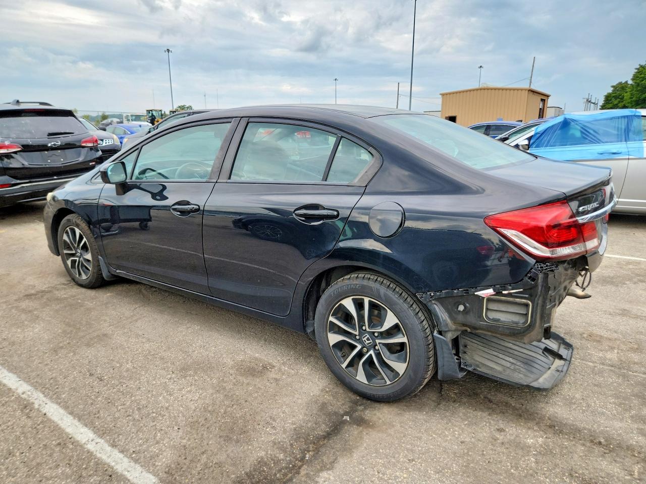 2015 Honda Civic Ex Black vin: 19XFB2F8XFE022049