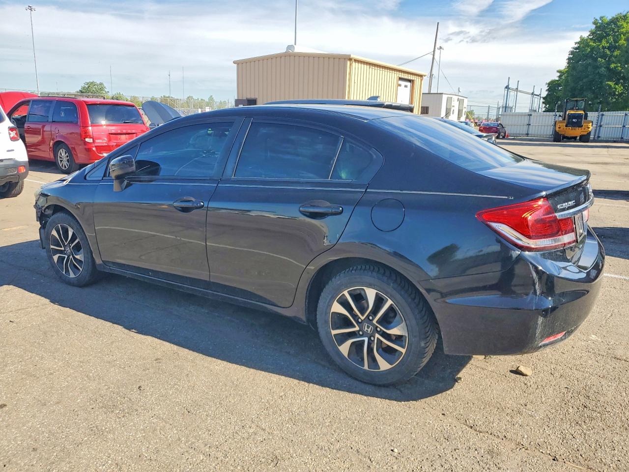 2015 Honda Civic Ex Black vin: 19XFB2F8XFE025744
