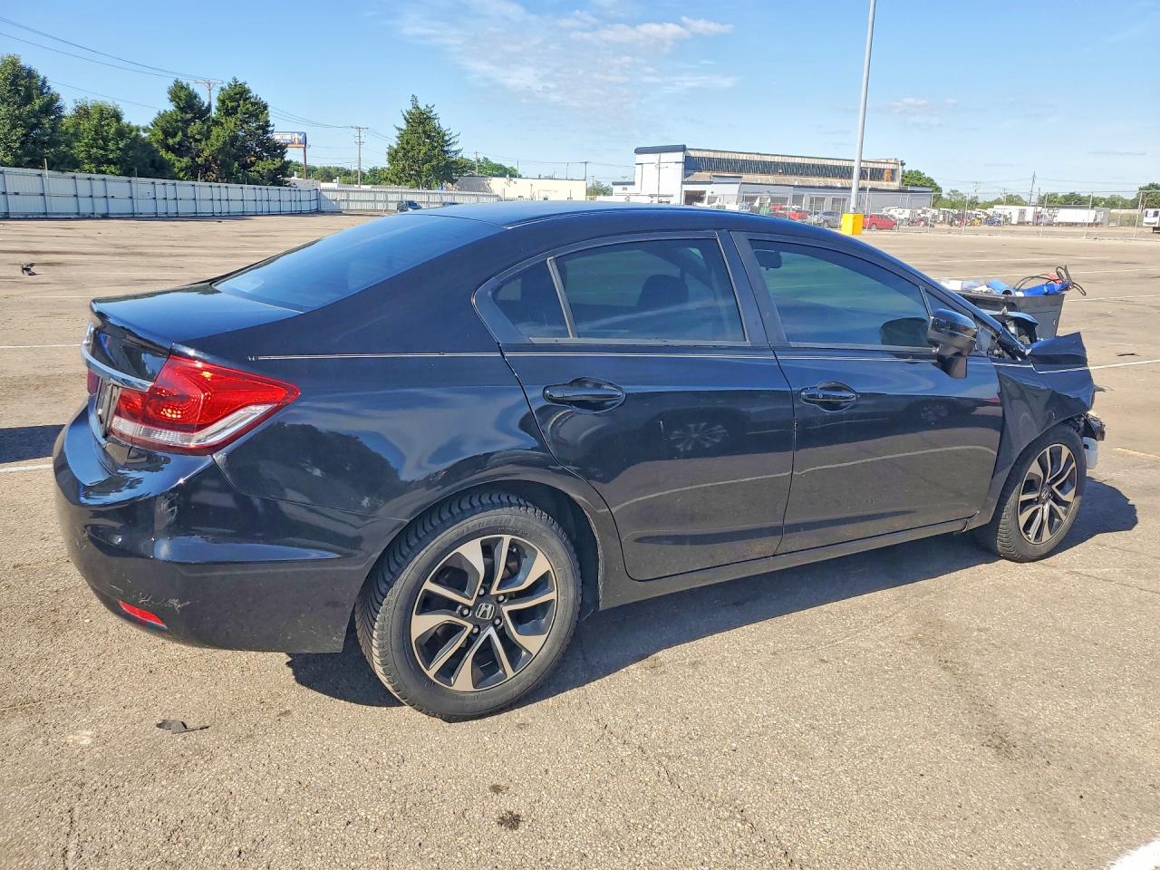 2015 Honda Civic Ex Black vin: 19XFB2F8XFE025744