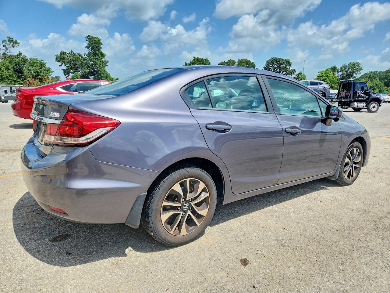 2015 Honda Civic Ex Gray vin: 19XFB2F8XFE083014