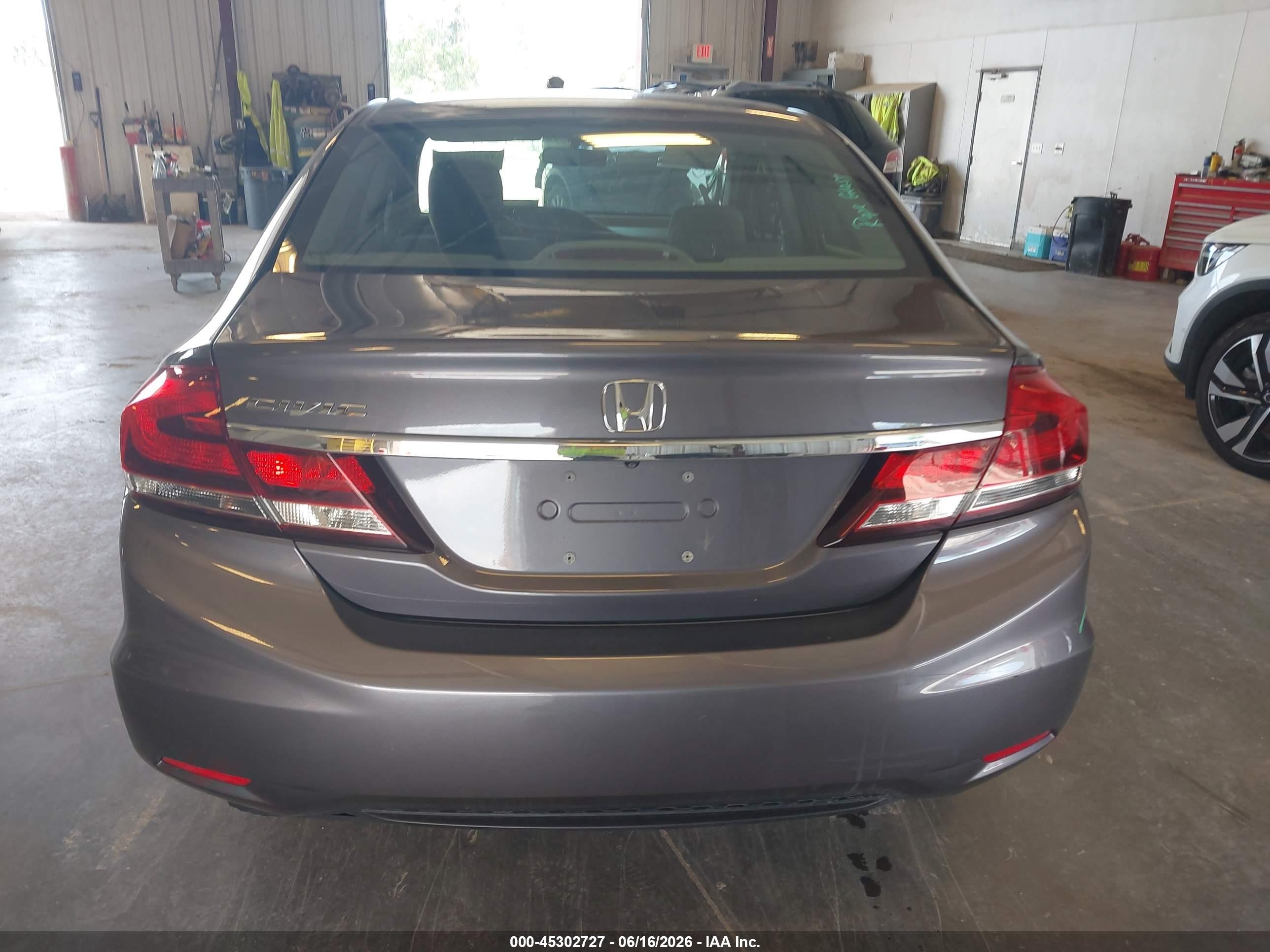 2015 Honda Civic Ex Gray vin: 19XFB2F8XFE107926