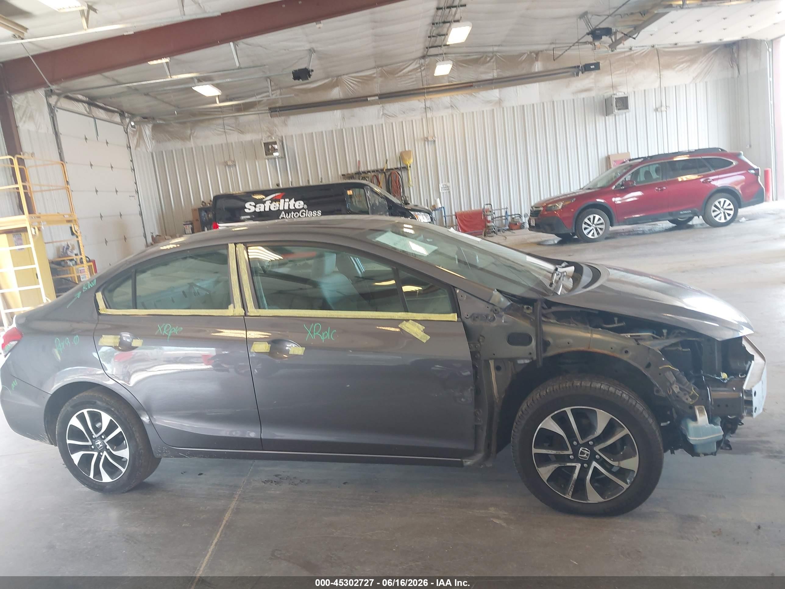 2015 Honda Civic Ex Gray vin: 19XFB2F8XFE107926