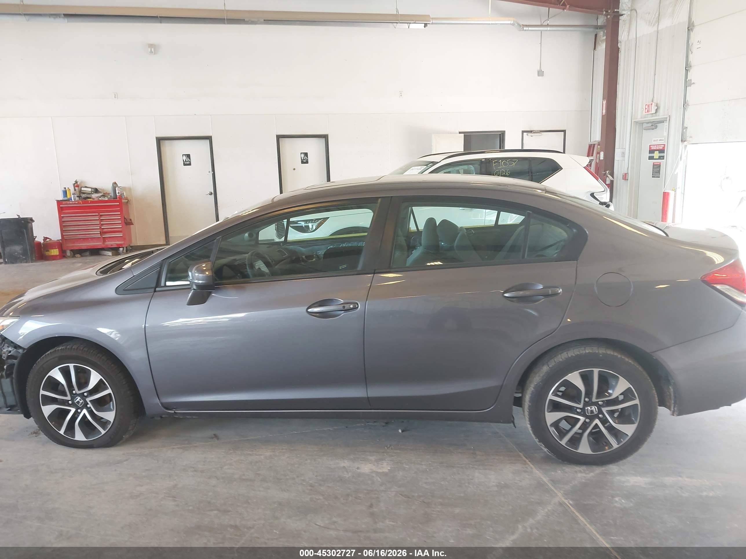 2015 Honda Civic Ex Gray vin: 19XFB2F8XFE107926