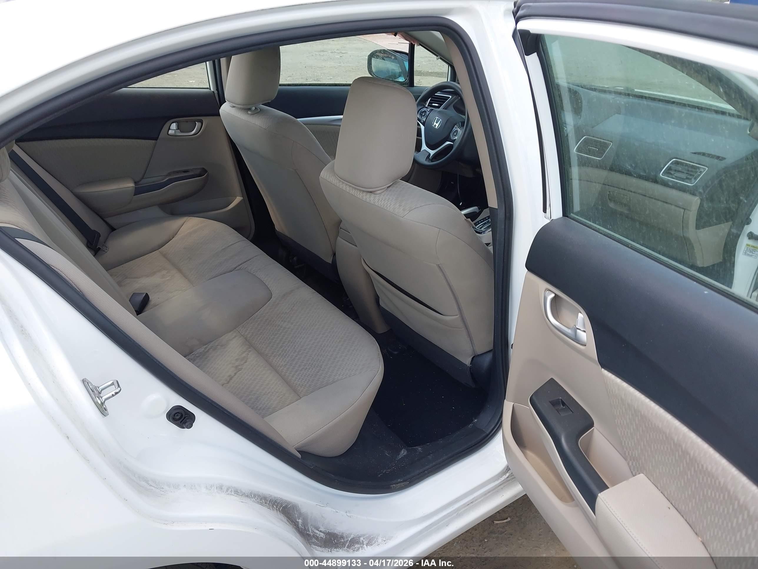 2015 Honda Civic Ex White vin: 19XFB2F8XFE114326