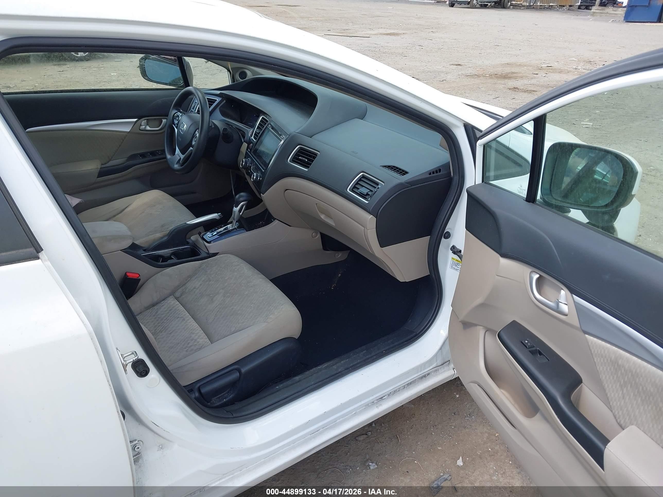2015 Honda Civic Ex White vin: 19XFB2F8XFE114326