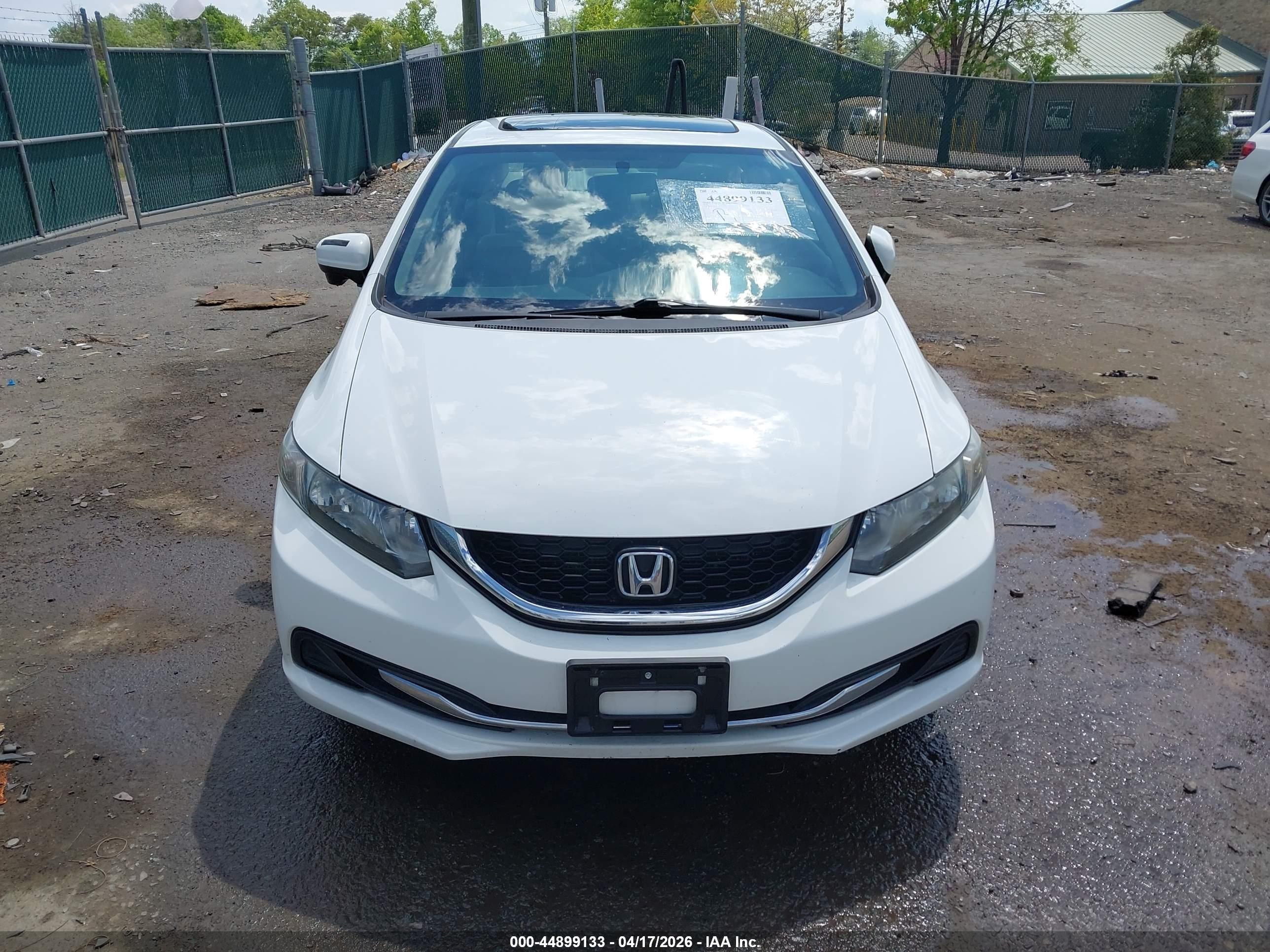 2015 Honda Civic Ex White vin: 19XFB2F8XFE114326