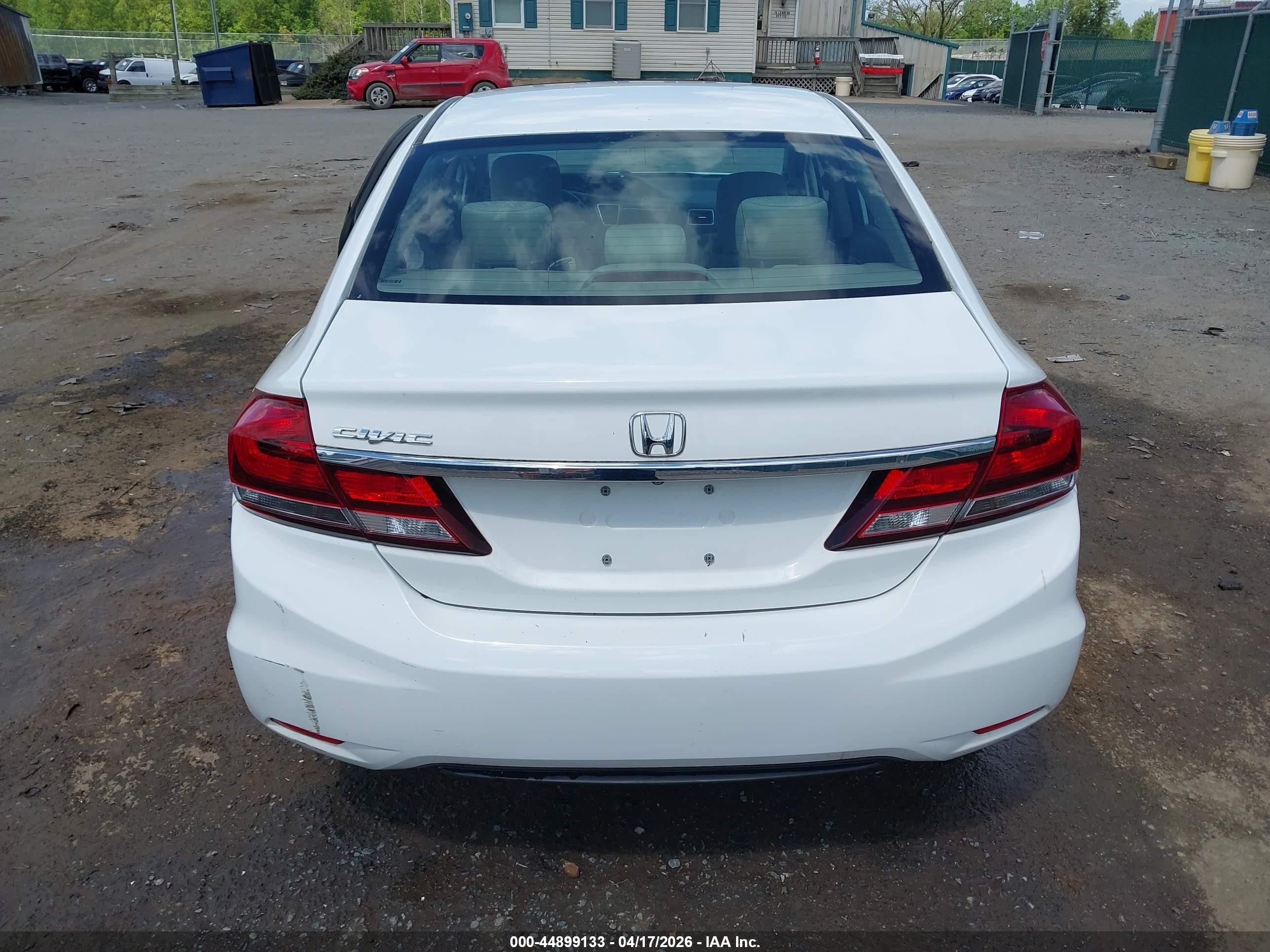 2015 Honda Civic Ex White vin: 19XFB2F8XFE114326