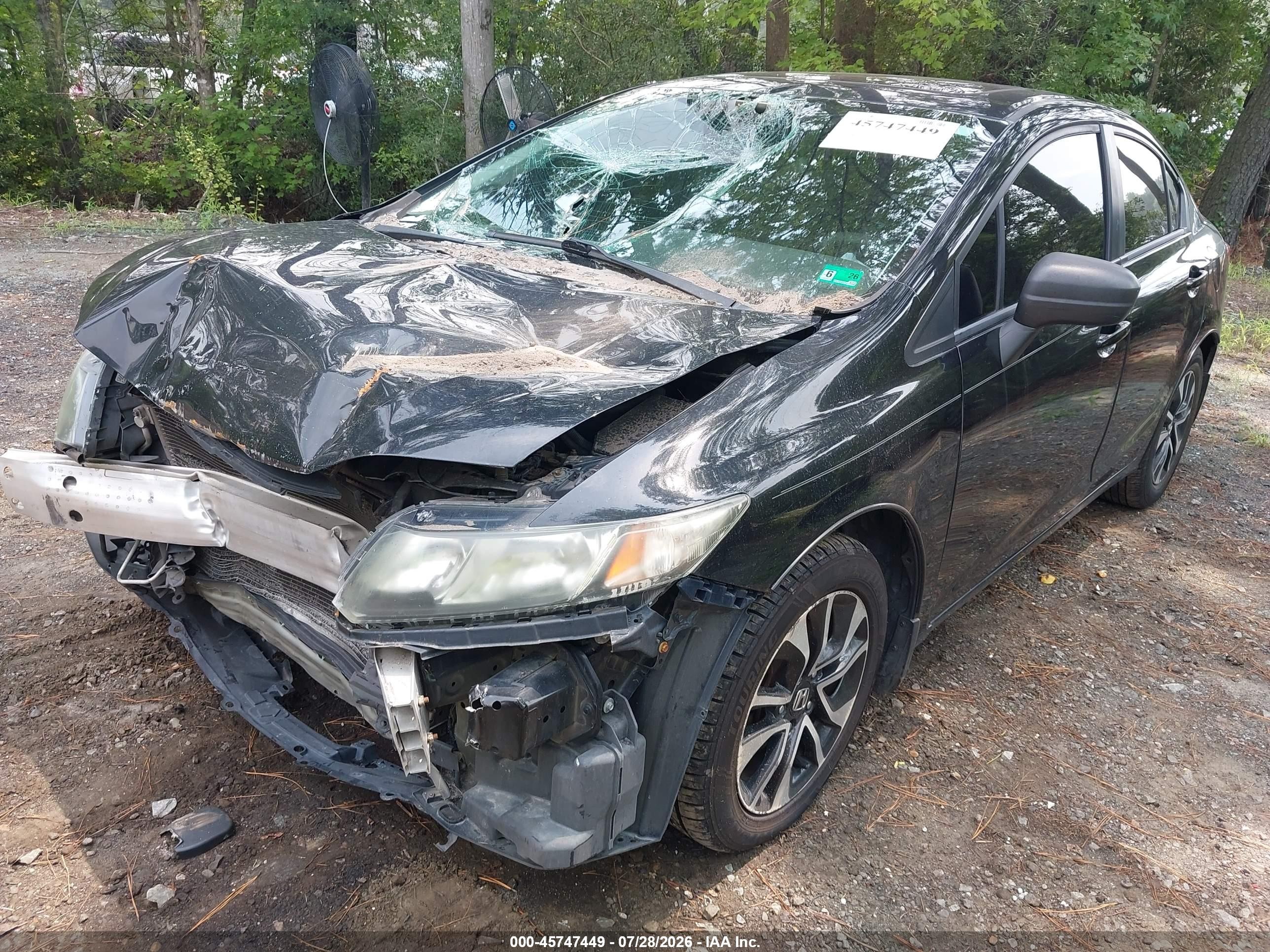 2015 Honda Civic Ex Черный vin: 19XFB2F8XFE215429