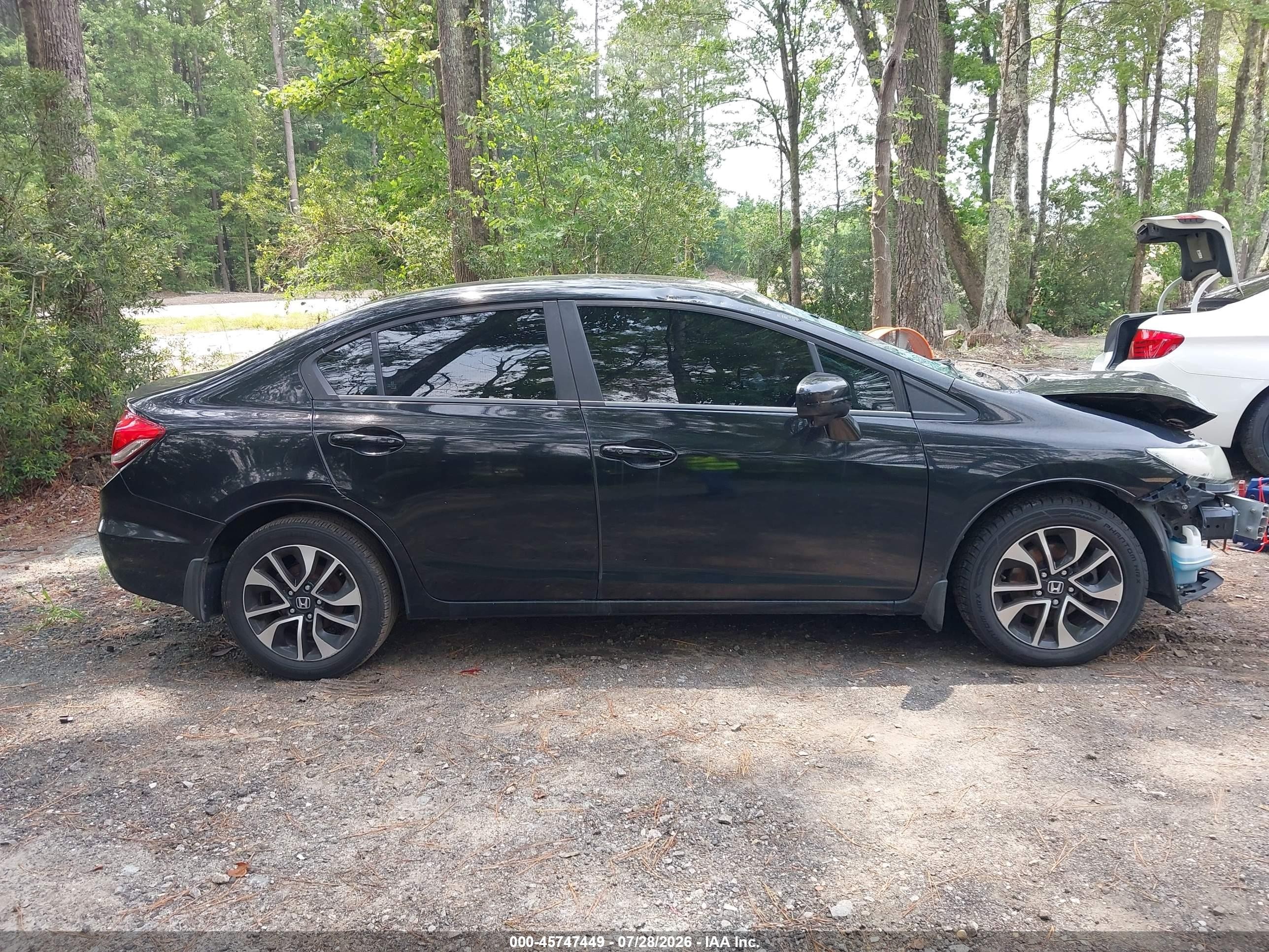 2015 Honda Civic Ex Черный vin: 19XFB2F8XFE215429