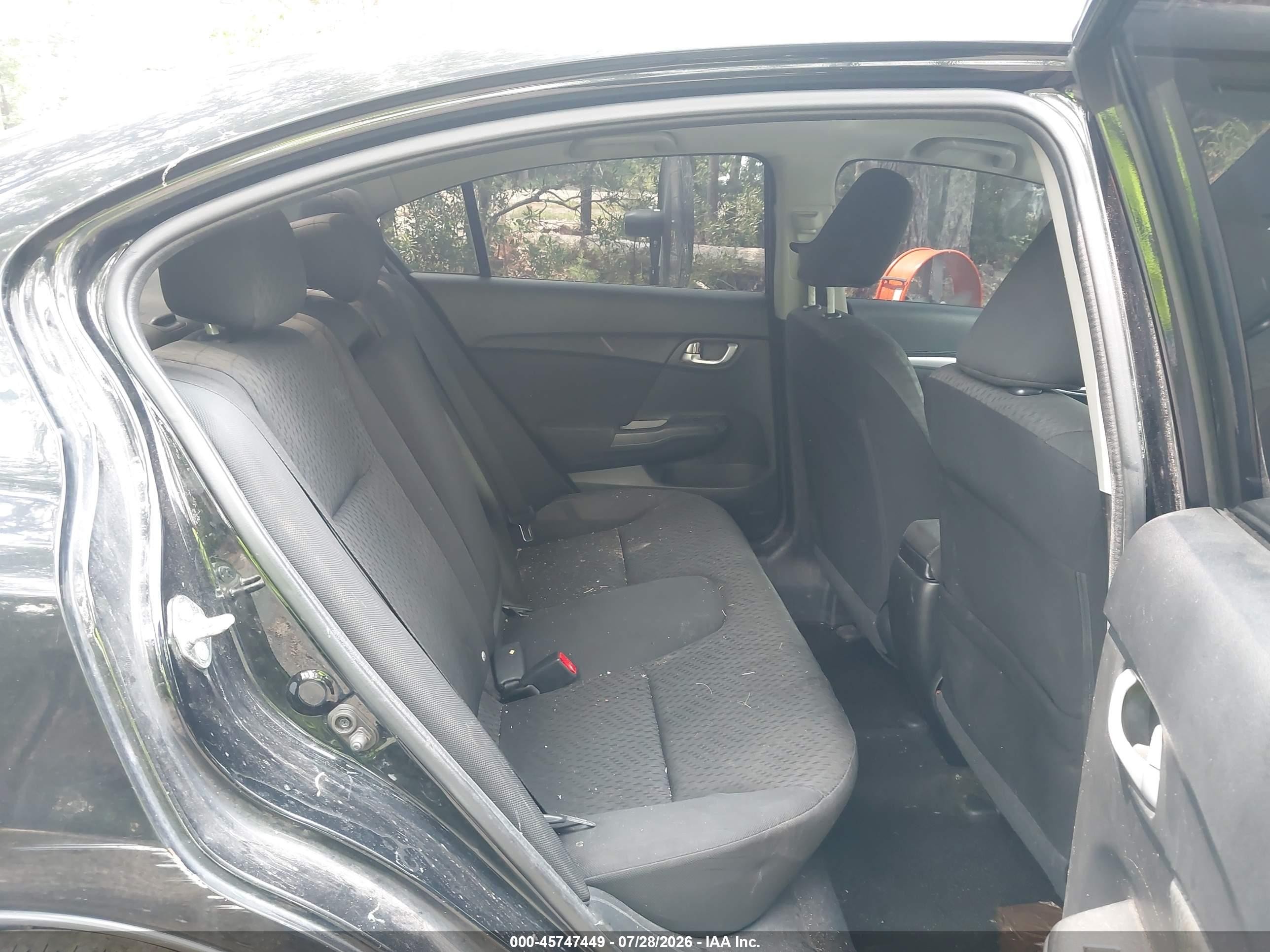 2015 Honda Civic Ex Черный vin: 19XFB2F8XFE215429