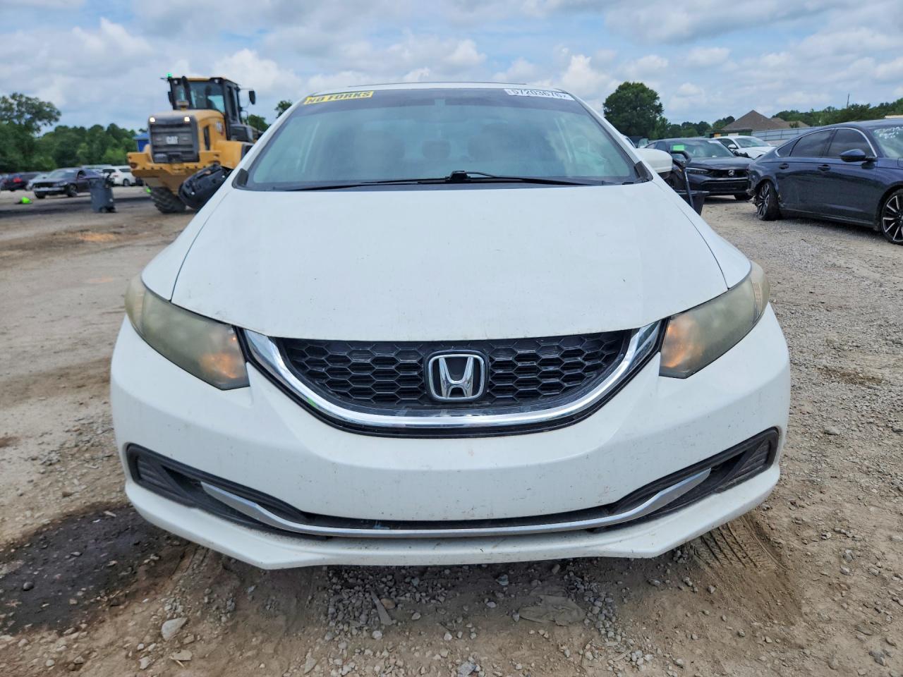 2015 Honda Civic Ex White vin: 19XFB2F8XFE221750
