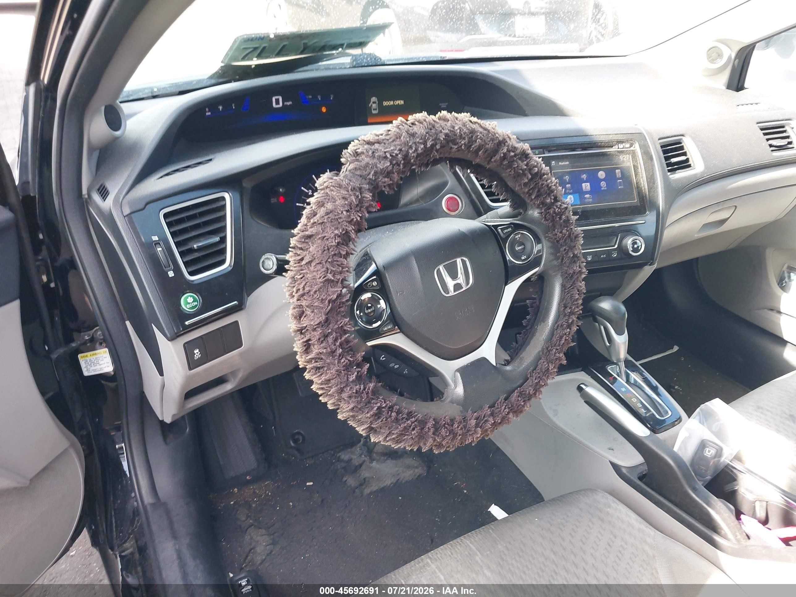 2015 Honda Civic Ex Black vin: 19XFB2F8XFE223336