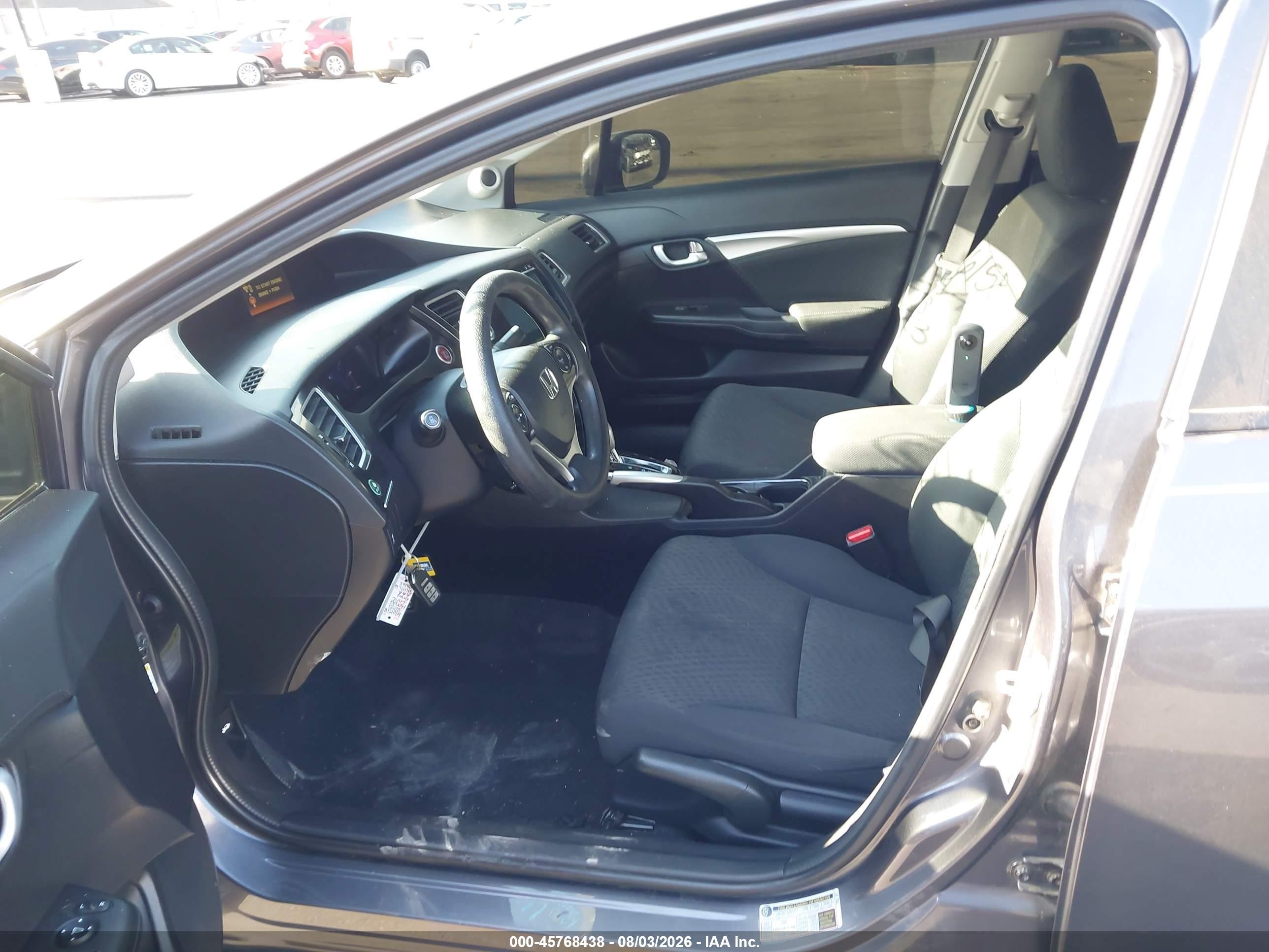 2015 Honda Civic Ex Gray vin: 19XFB2F8XFE235924