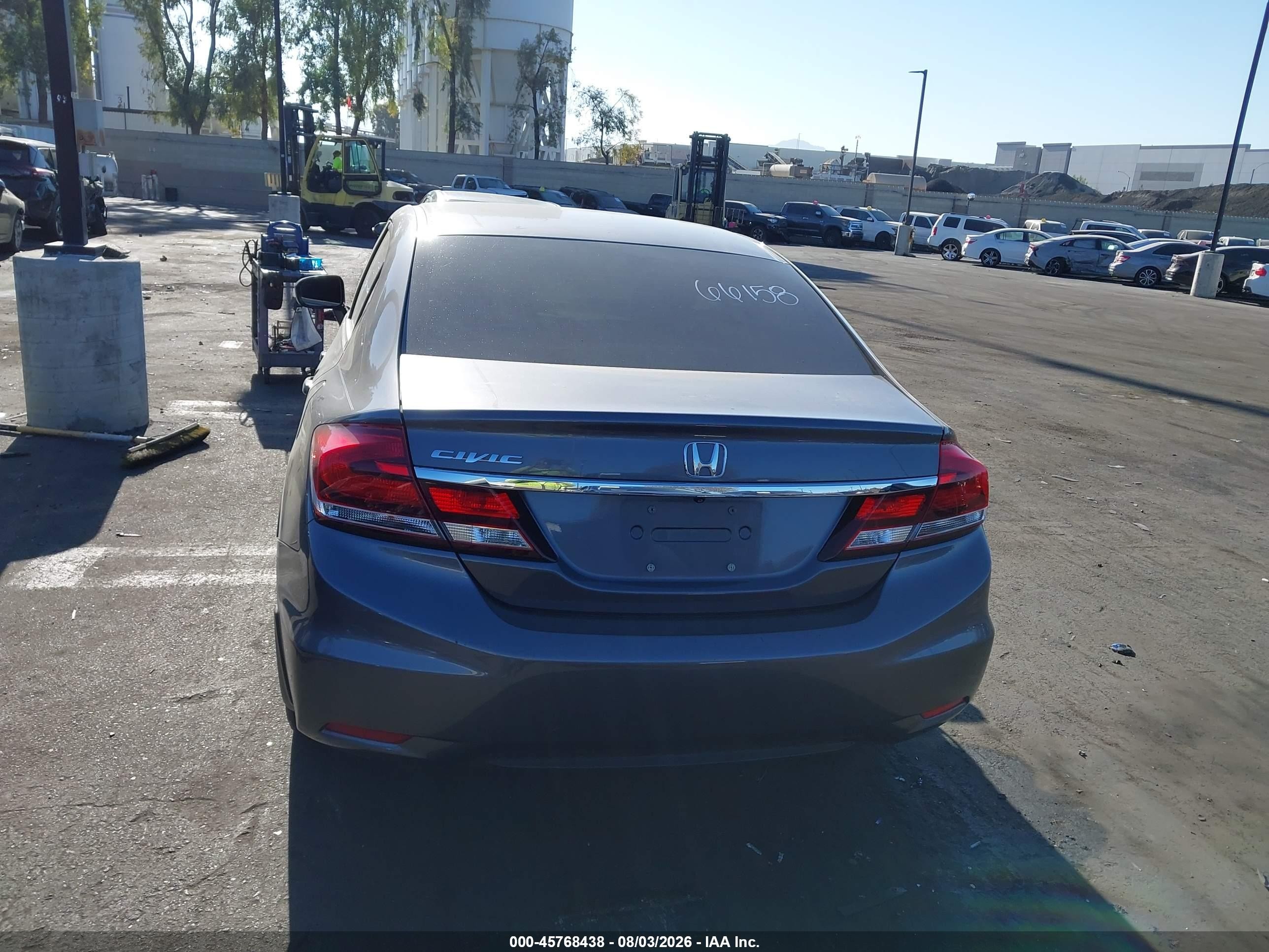 2015 Honda Civic Ex Gray vin: 19XFB2F8XFE235924