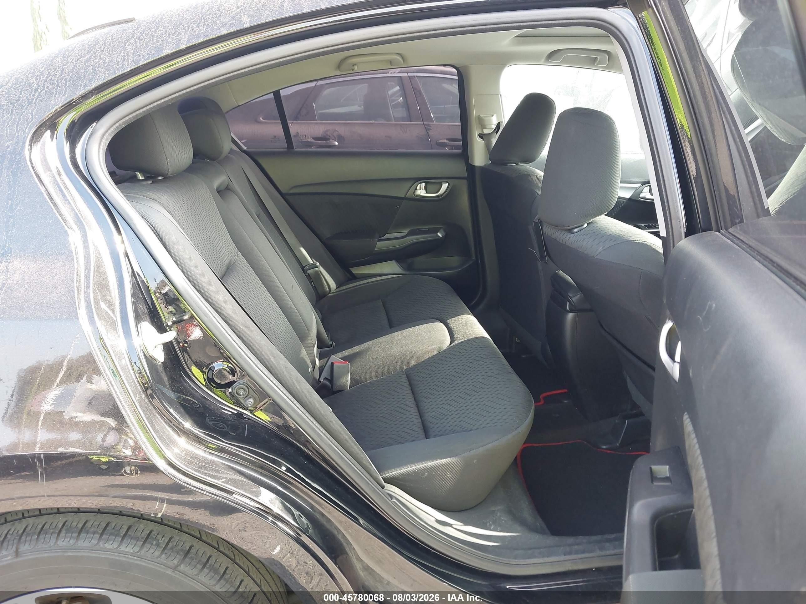 2015 Honda Civic Ex Black vin: 19XFB2F8XFE237544