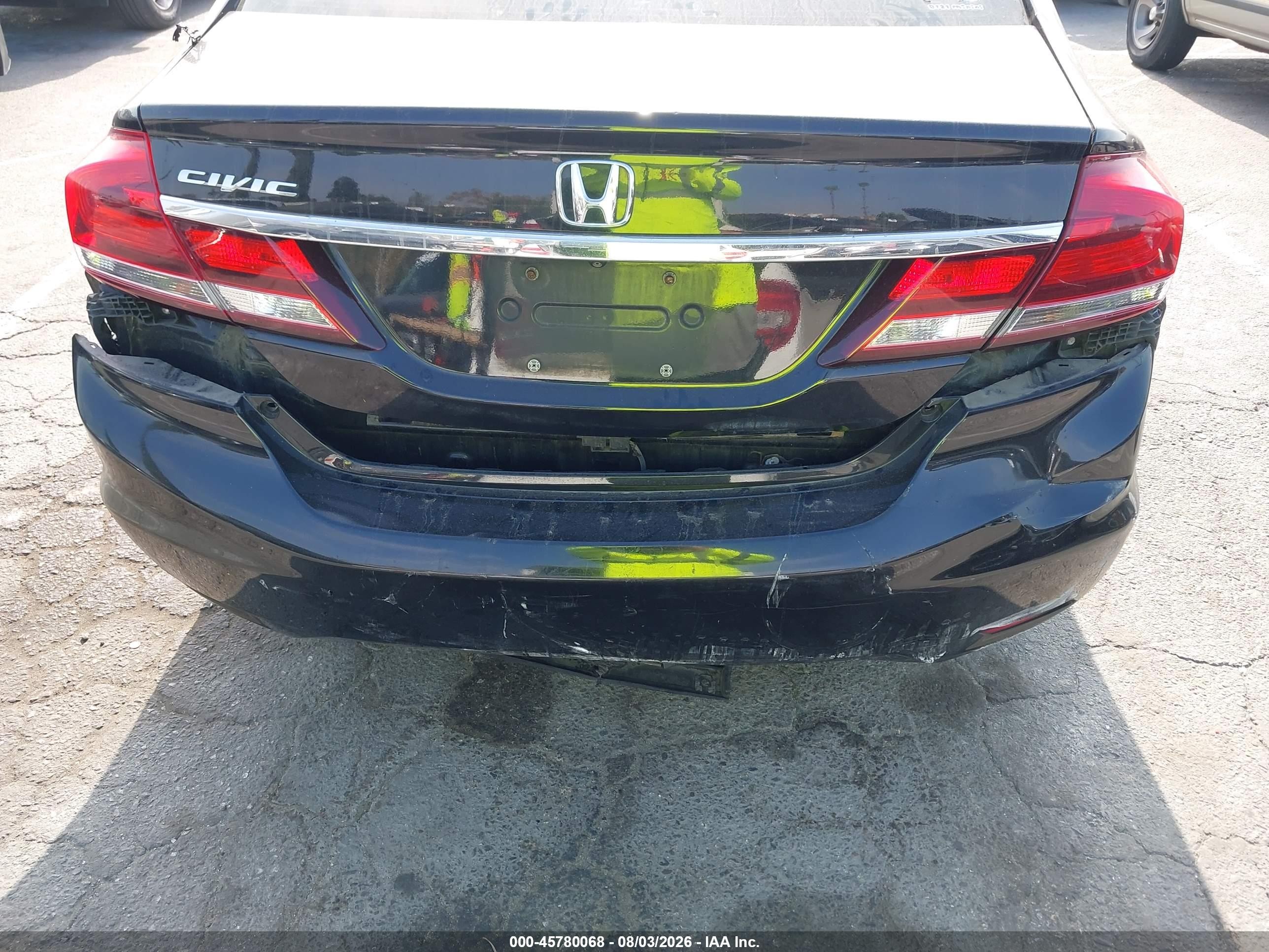 2015 Honda Civic Ex Black vin: 19XFB2F8XFE237544